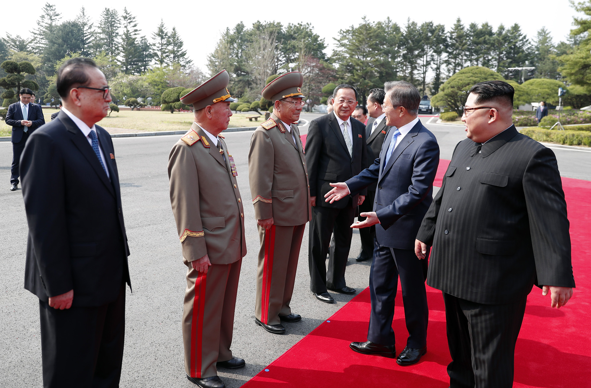 정치;국제;북한;남북정상회담;김정은;문재인