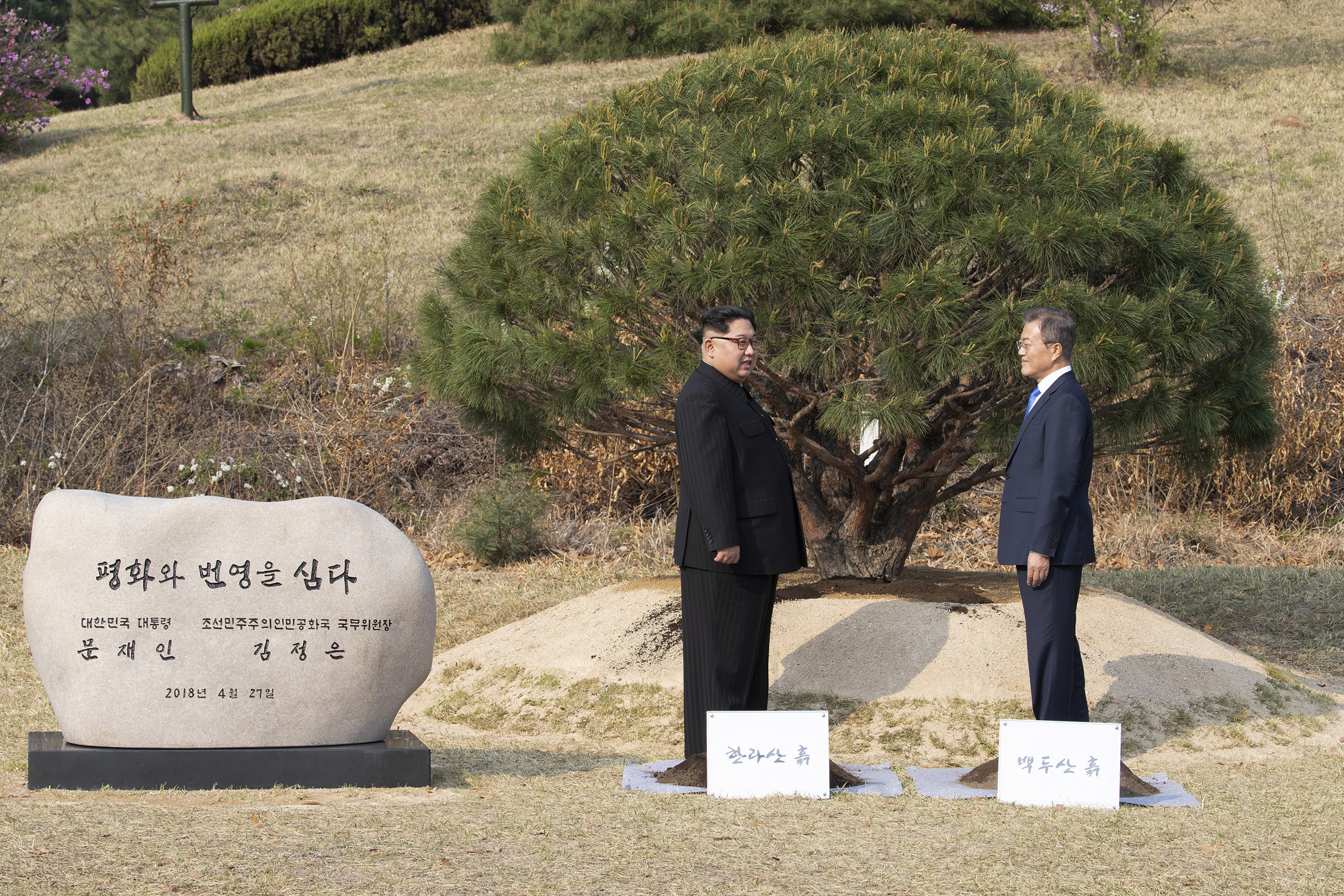 정치;국제;북한;남북정상회담;김정은;문재인