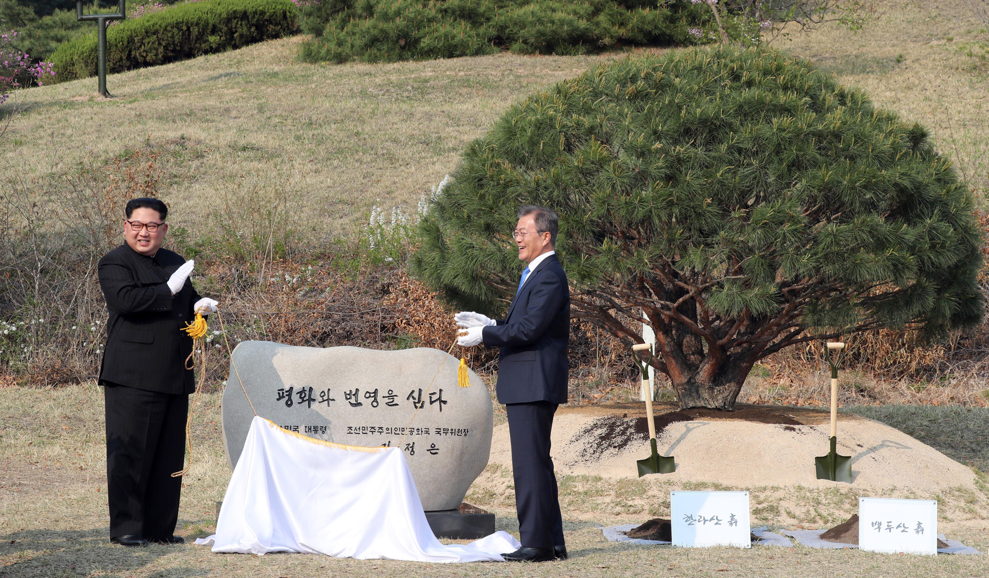 정치;국제;북한;남북정상회담;김정은;문재인