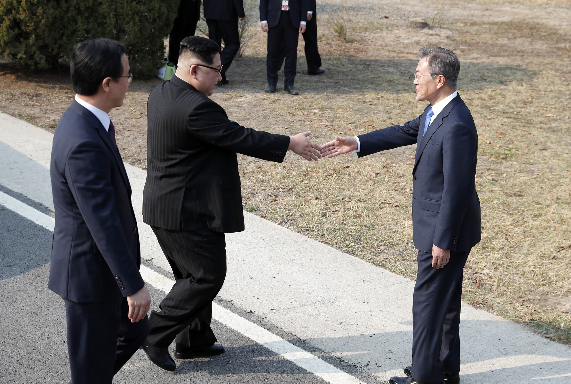 정치;국제;북한;남북정상회담;김정은;문재인