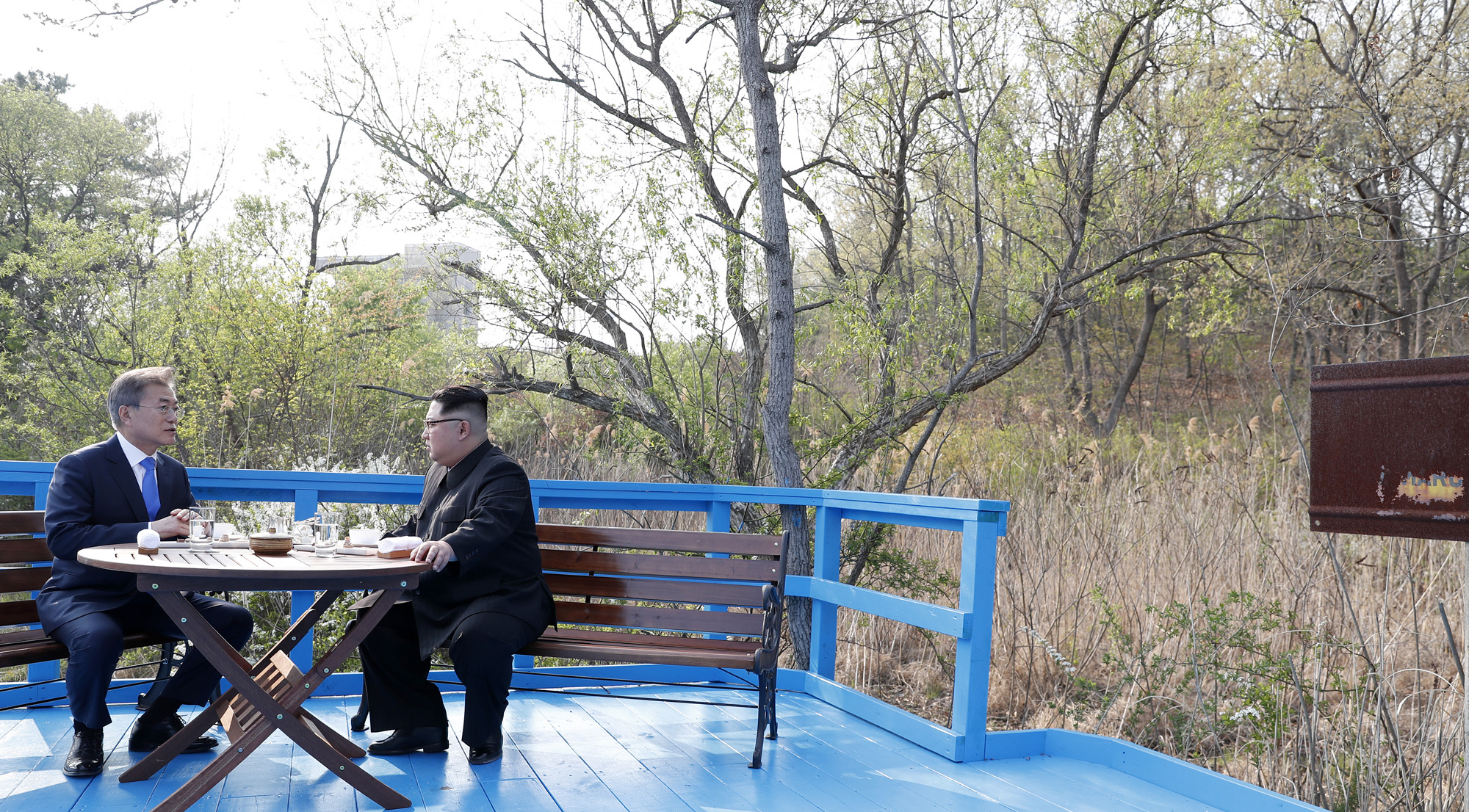 정치;국제;북한;남북정상회담;김정은;문재인