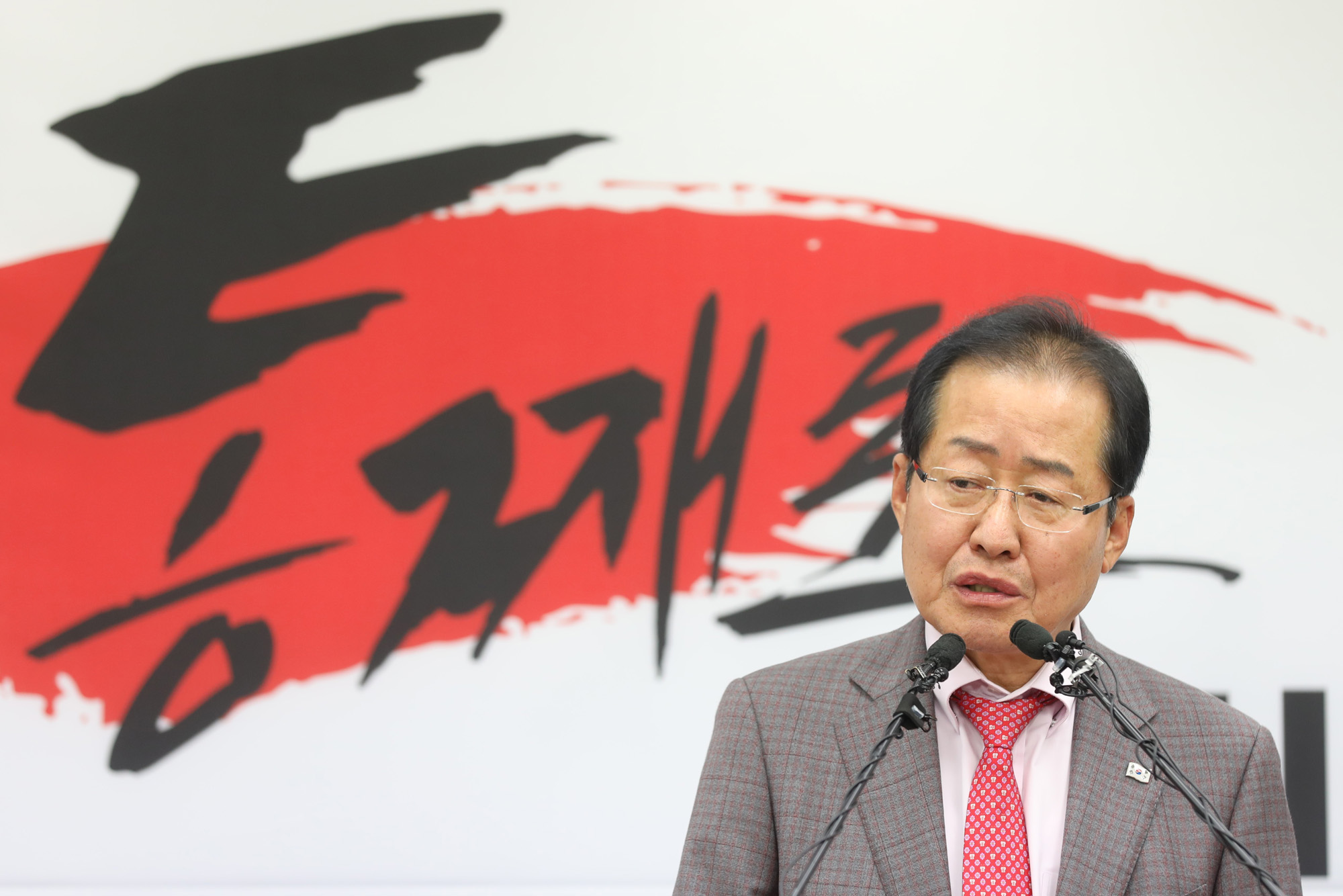 정치;자유한국당홍준표대표;남북정상회담