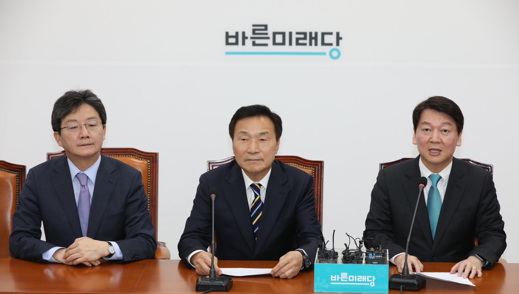 정치국회;손학규;바른미래당선대위원장;유승민;안철수