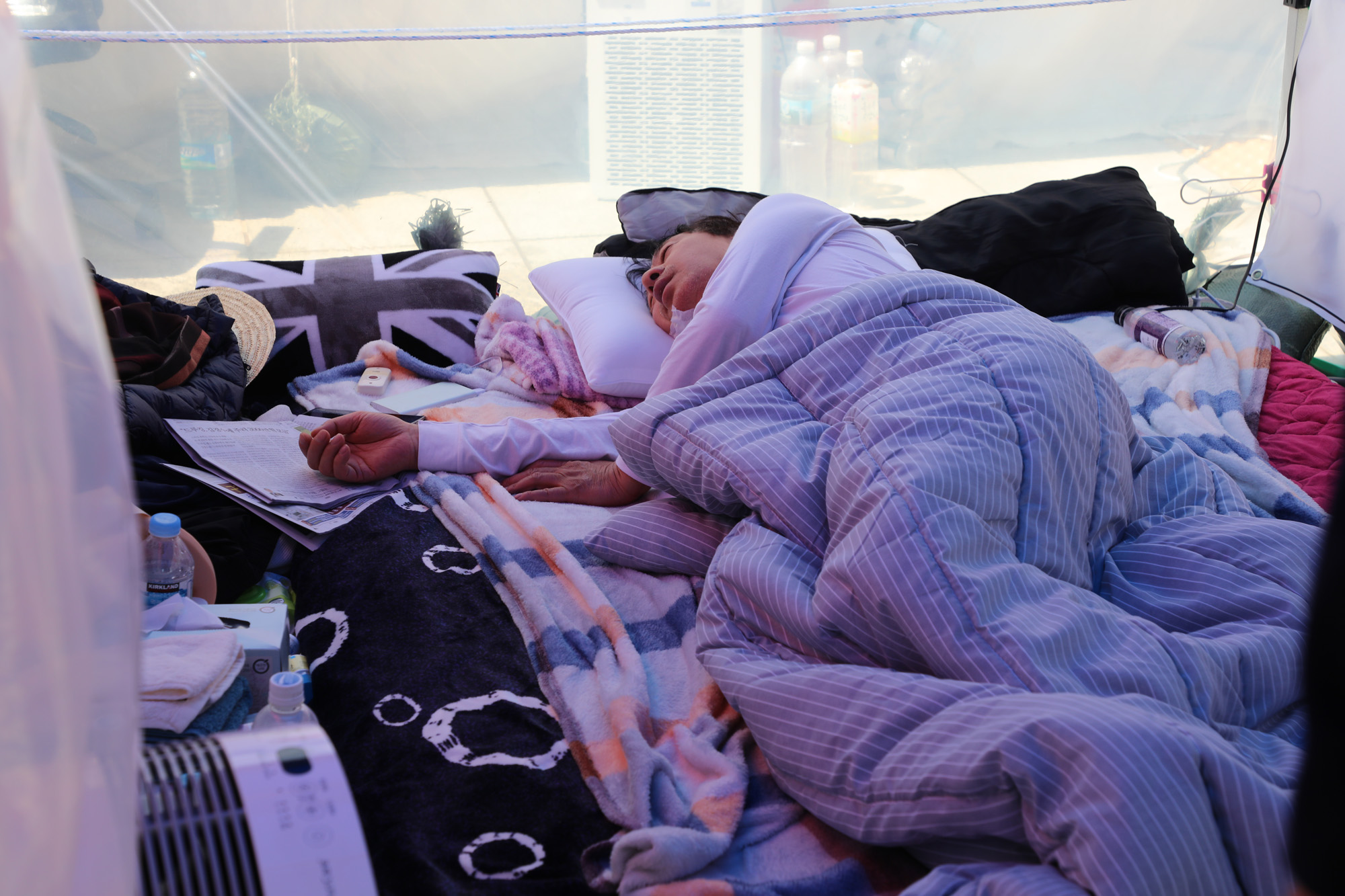 정치국회;김성태단식