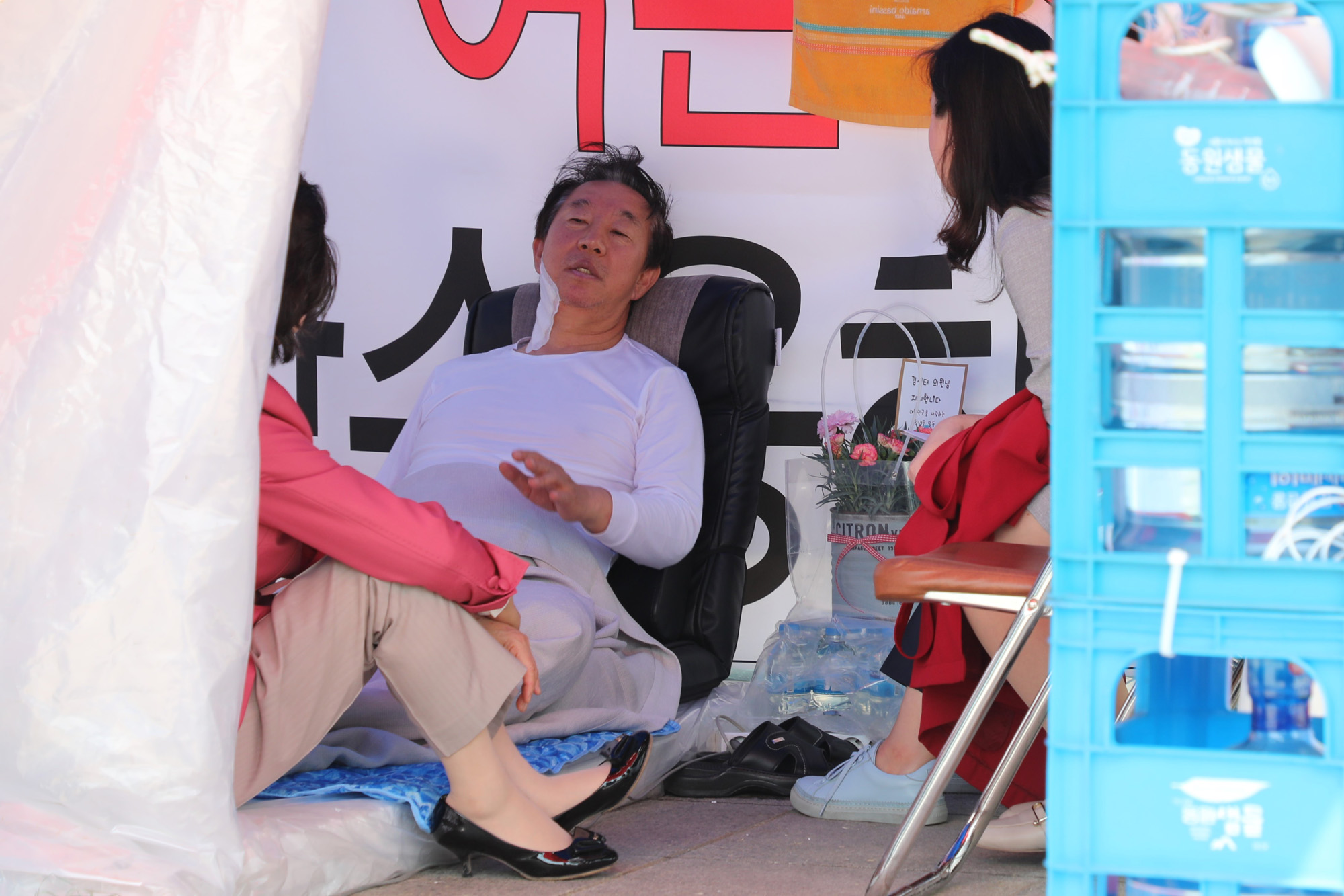 정치국회;김성태원내대표;김성태단식