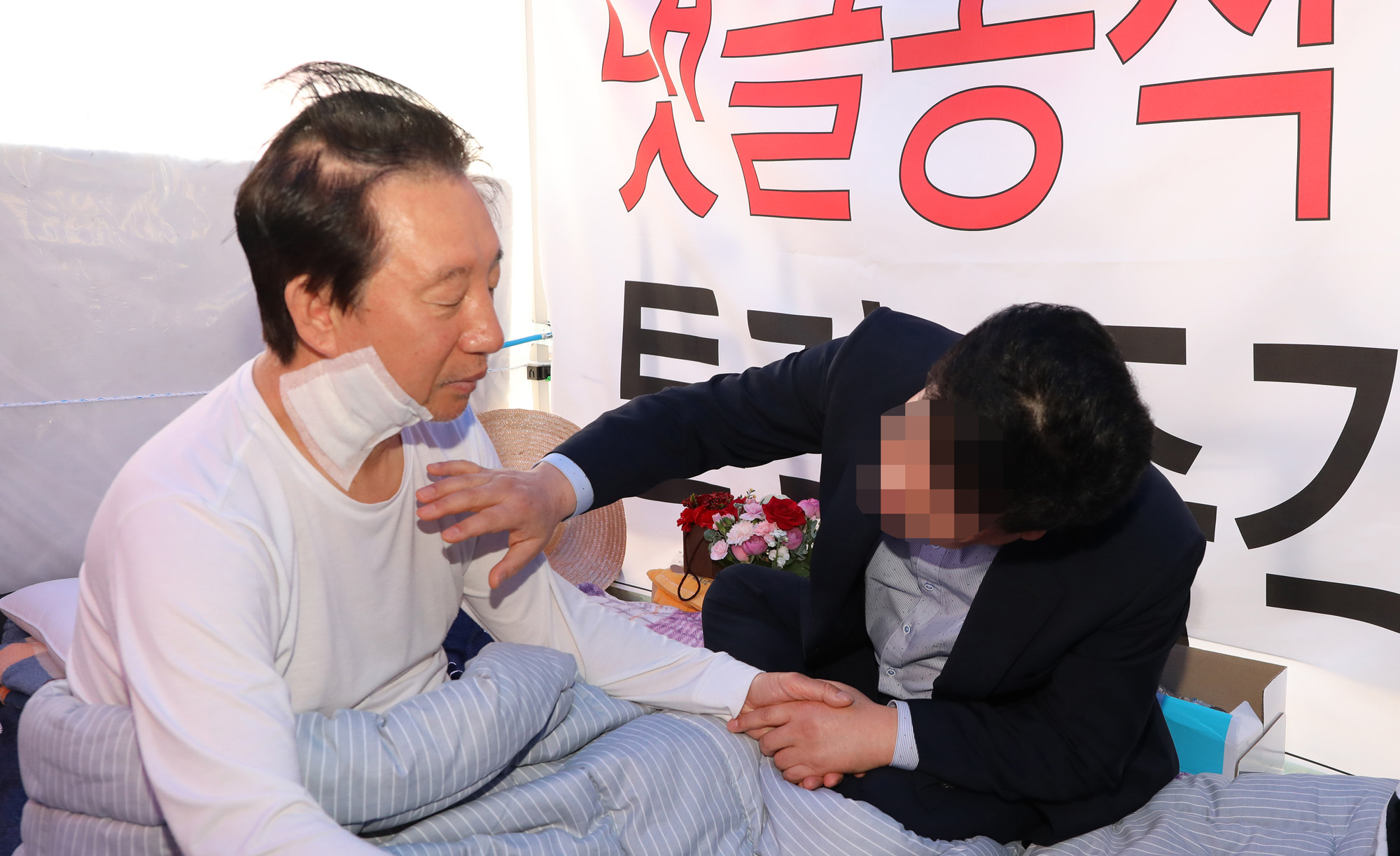 정치국회;김성태원내대표;김성태단식