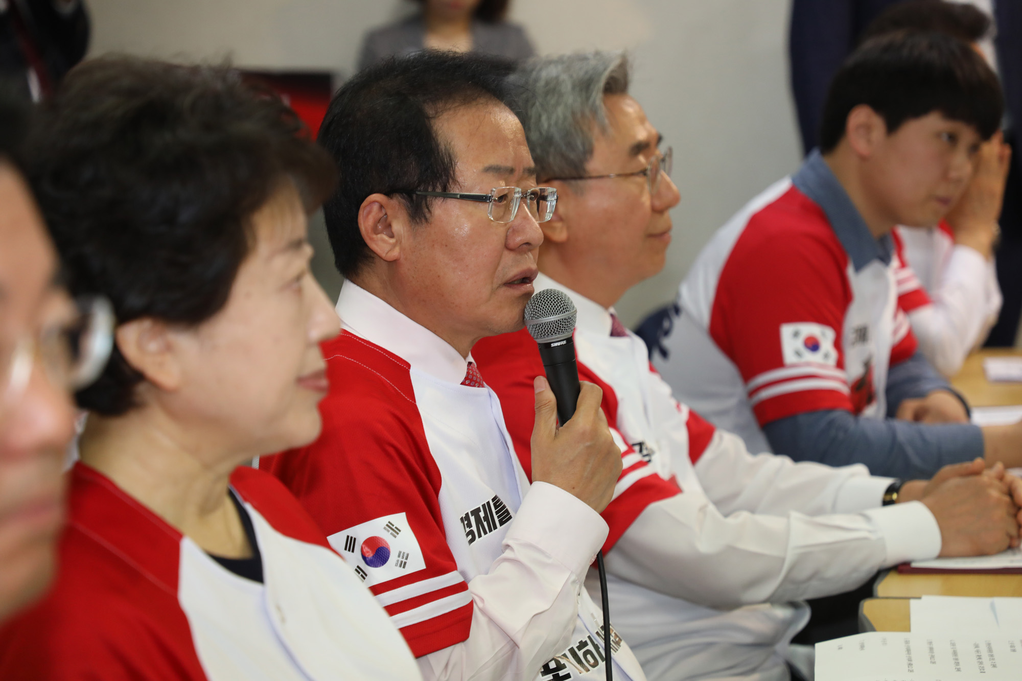 정치국회;자유한국당;홍준표대표;한국당선거대책위원회발대식