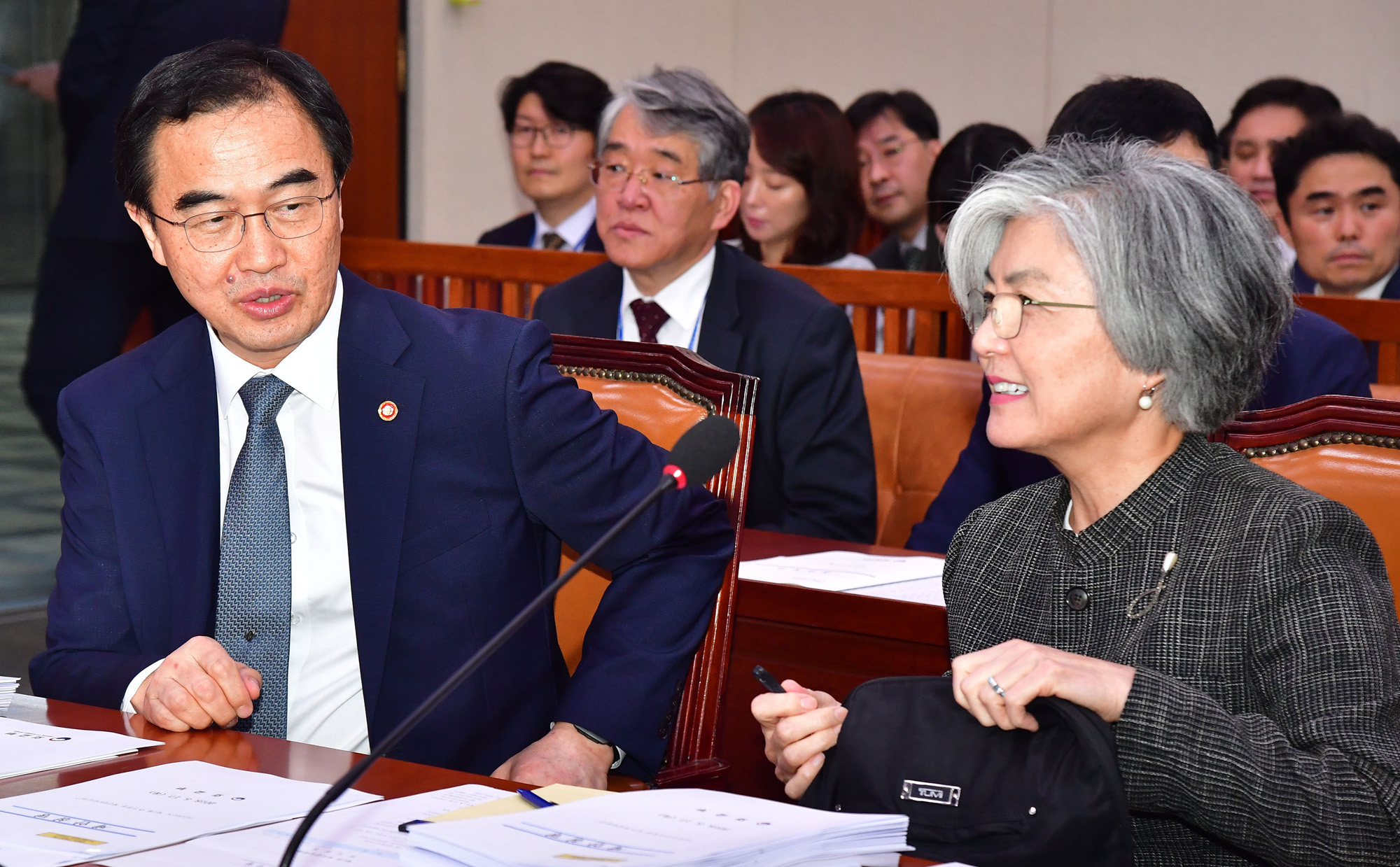 정치국회;외교통일위원회전체회의;조명균장관