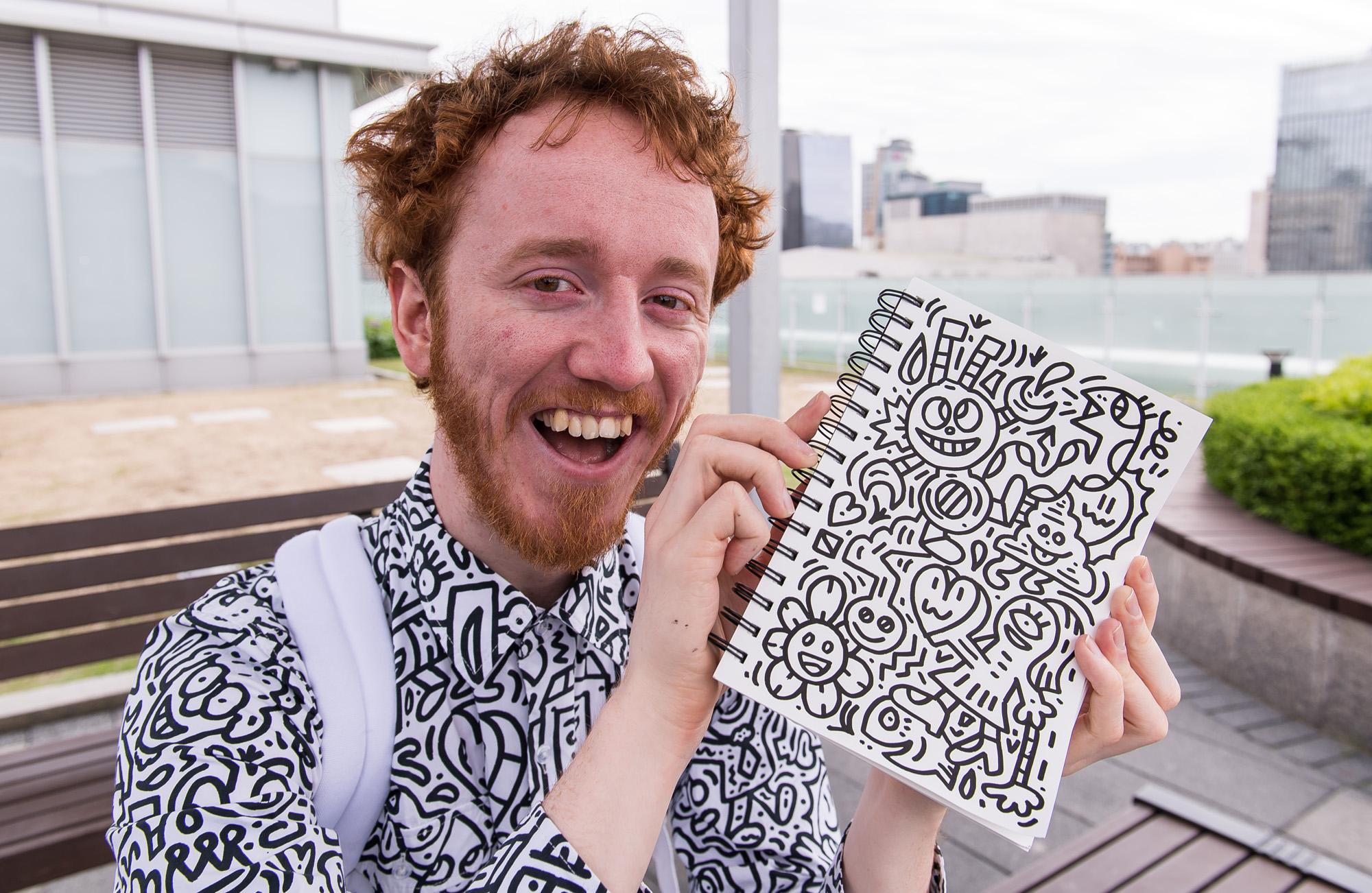 문화;예술;낙서;그림;아티스트;미스터두들;샘콕스;낙서쟁이;MrDoodle;팝아티스트