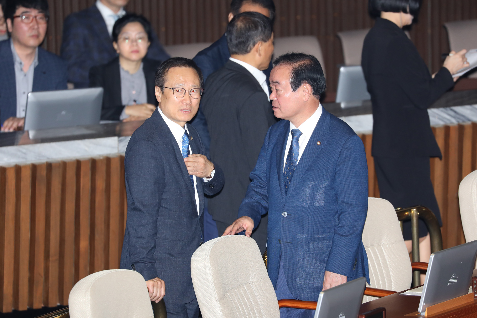 정치국회;본회의;드루킹특검;추경예산안;홍영표원내대표