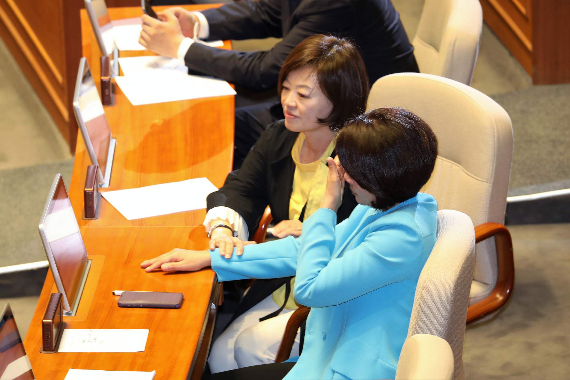 정치국회;본회의;최저임금법;한정애의원