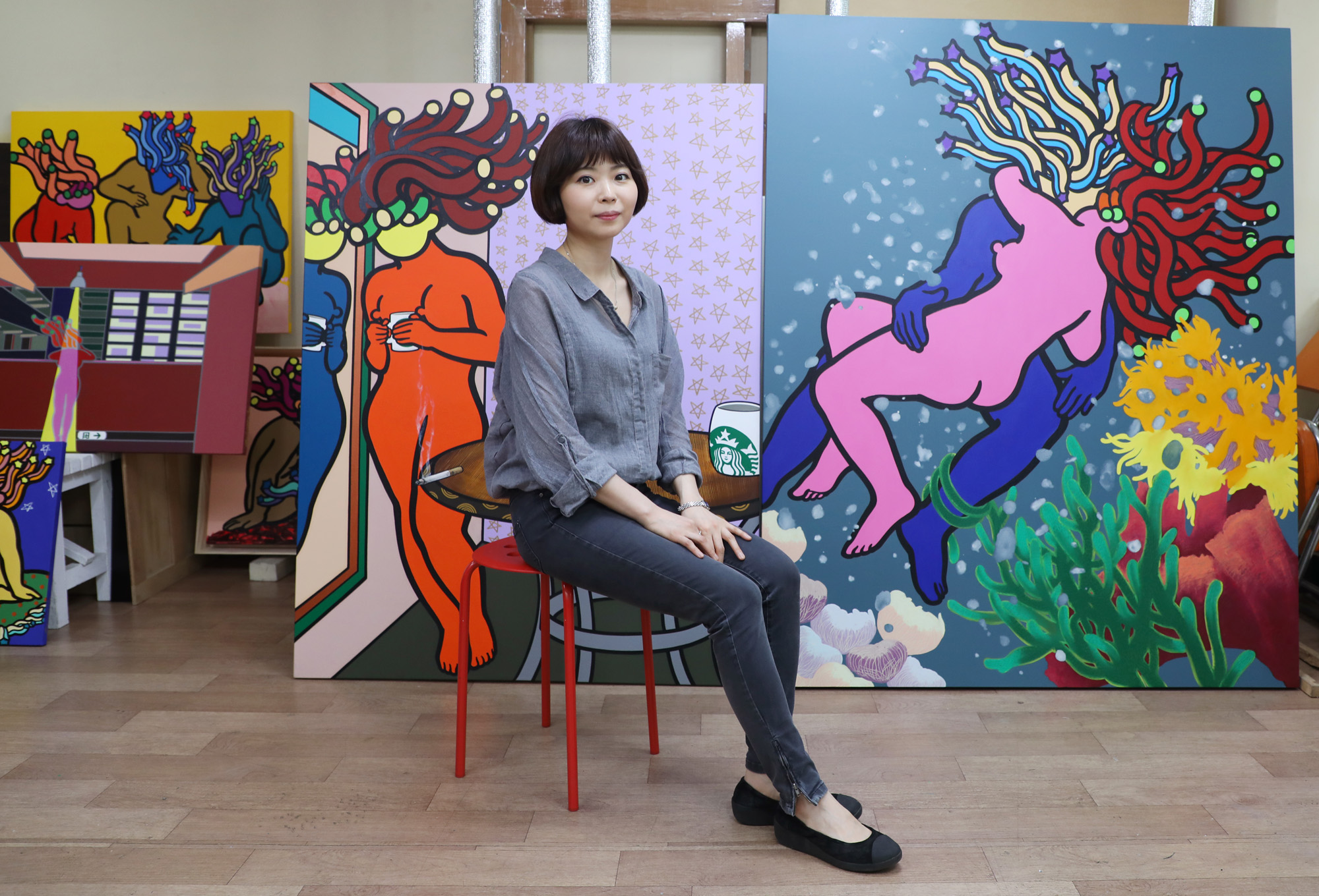 최나리;최나리작가;화가;아티스트;그림;화가의방;한국미술응원