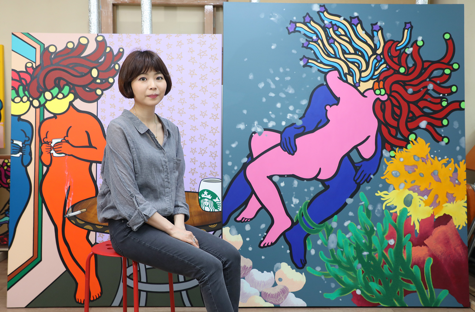 최나리;최나리작가;화가;아티스트;그림;화가의방;한국미술응원