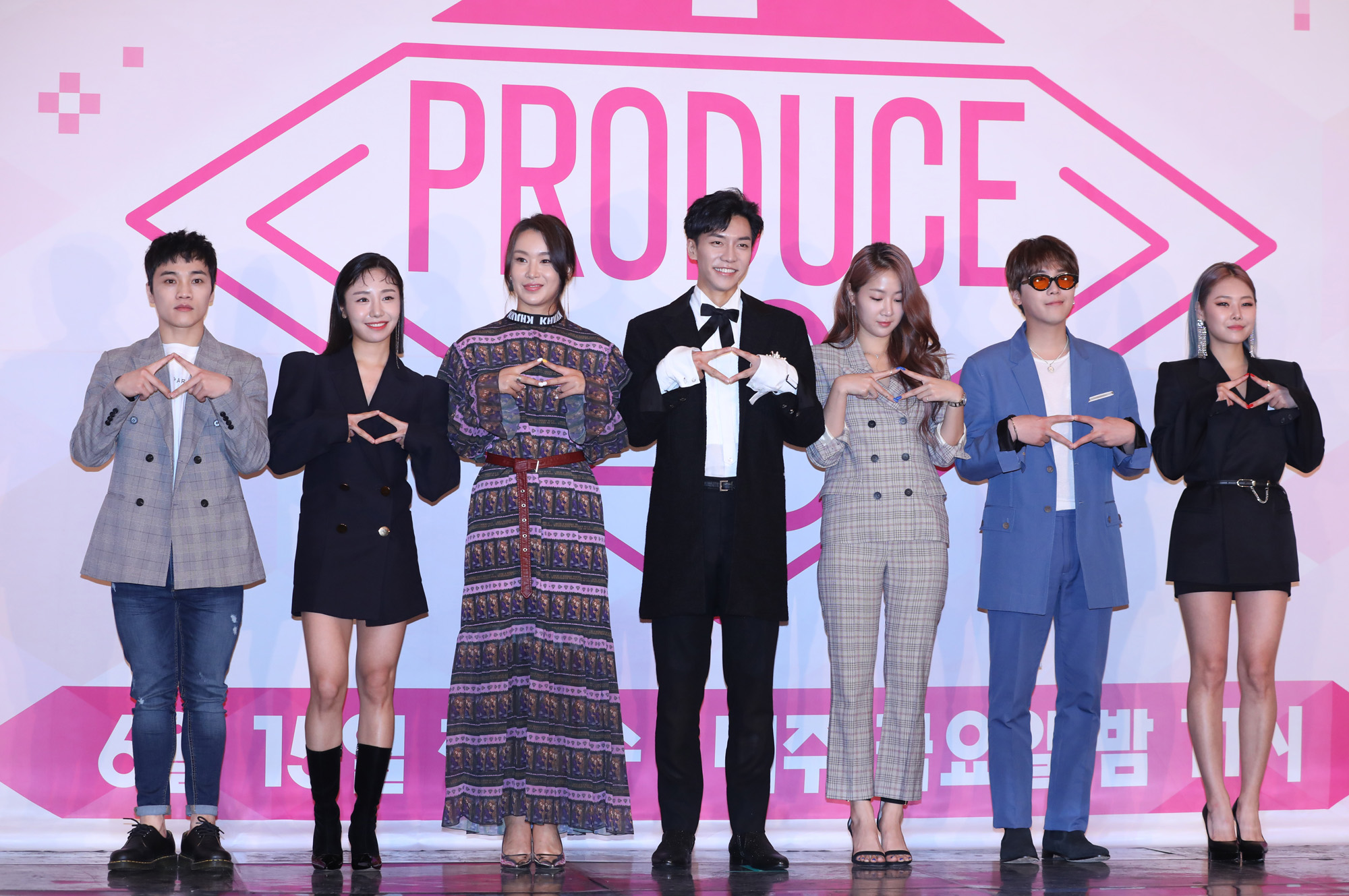 이승기;이홍기;치타;배윤정;최영준;메이제이 리;akb48;프로듀스;프로듀스48