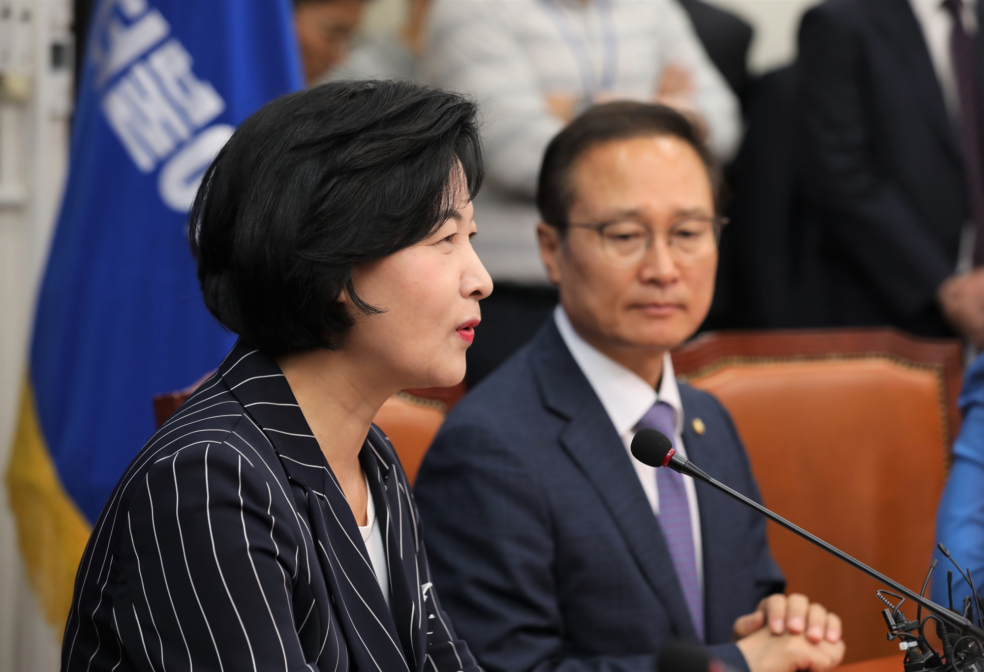 정치국회;더불어민주당;중앙선거대책위원회의;추미애대표