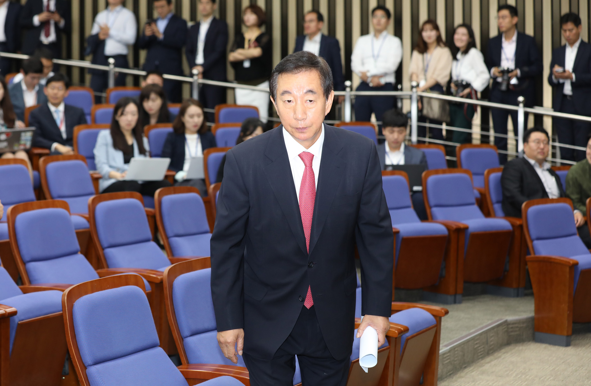 정치국회;자유한국당;의원총회;김성태권한대행