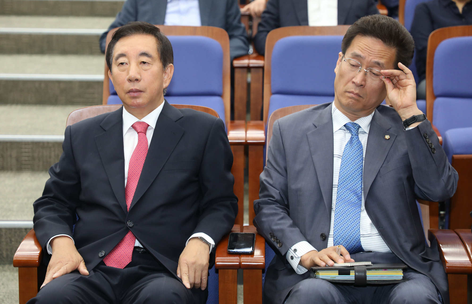 정치국회;자유한국당;의원총회;김성태권한대행