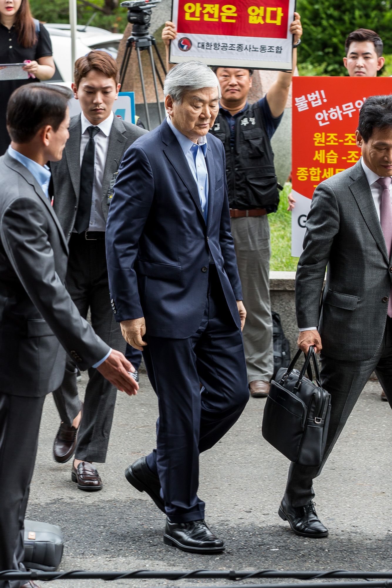 사회;사건사고;대기업;대기업총수;한진그룹;조양호;상속세탈루;비자금조성;대한항공