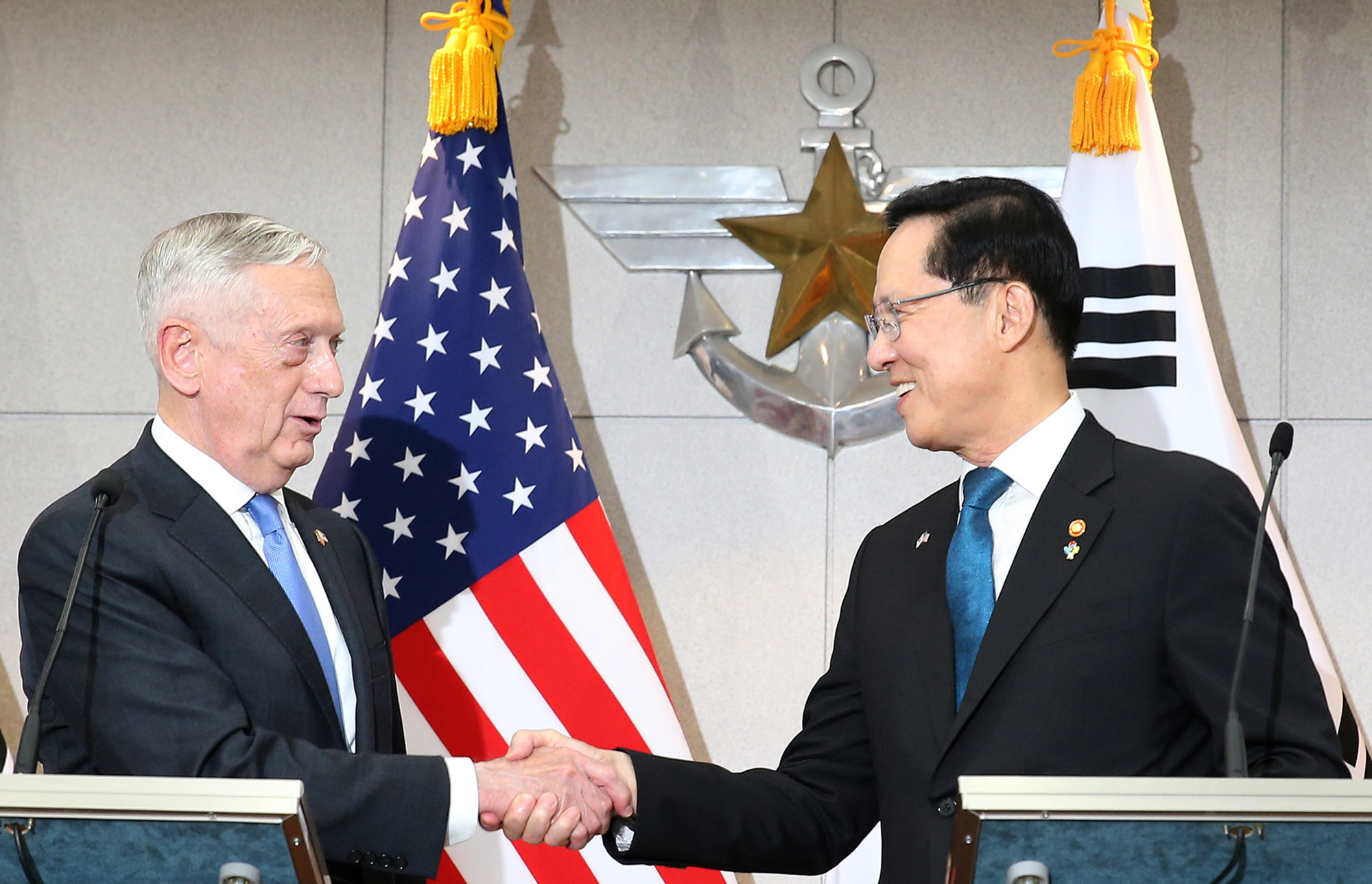 정치;정부;국방부;한미국방장관