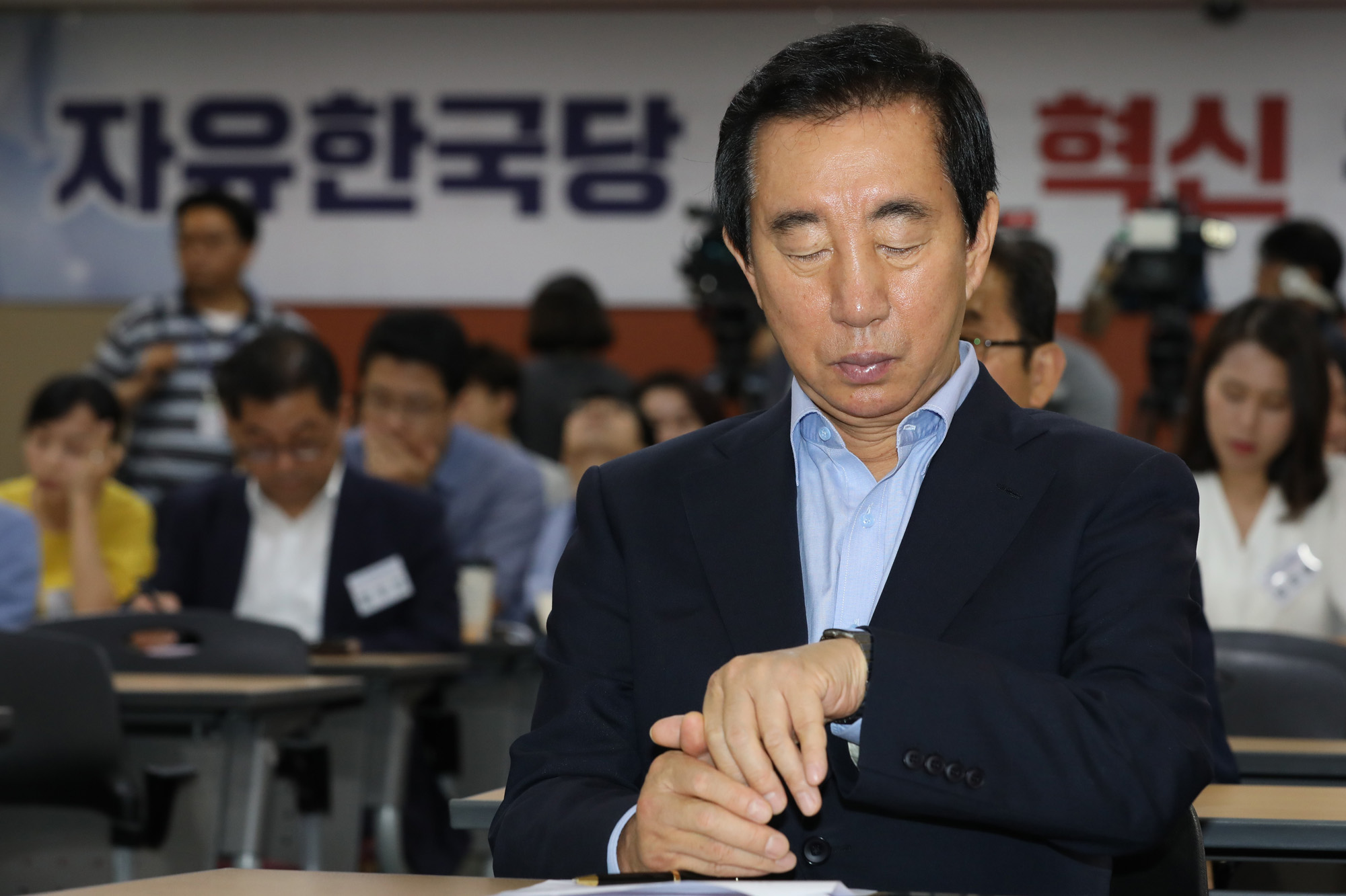 정치;자유한국당정책혁신워크숍;김성태원내대표