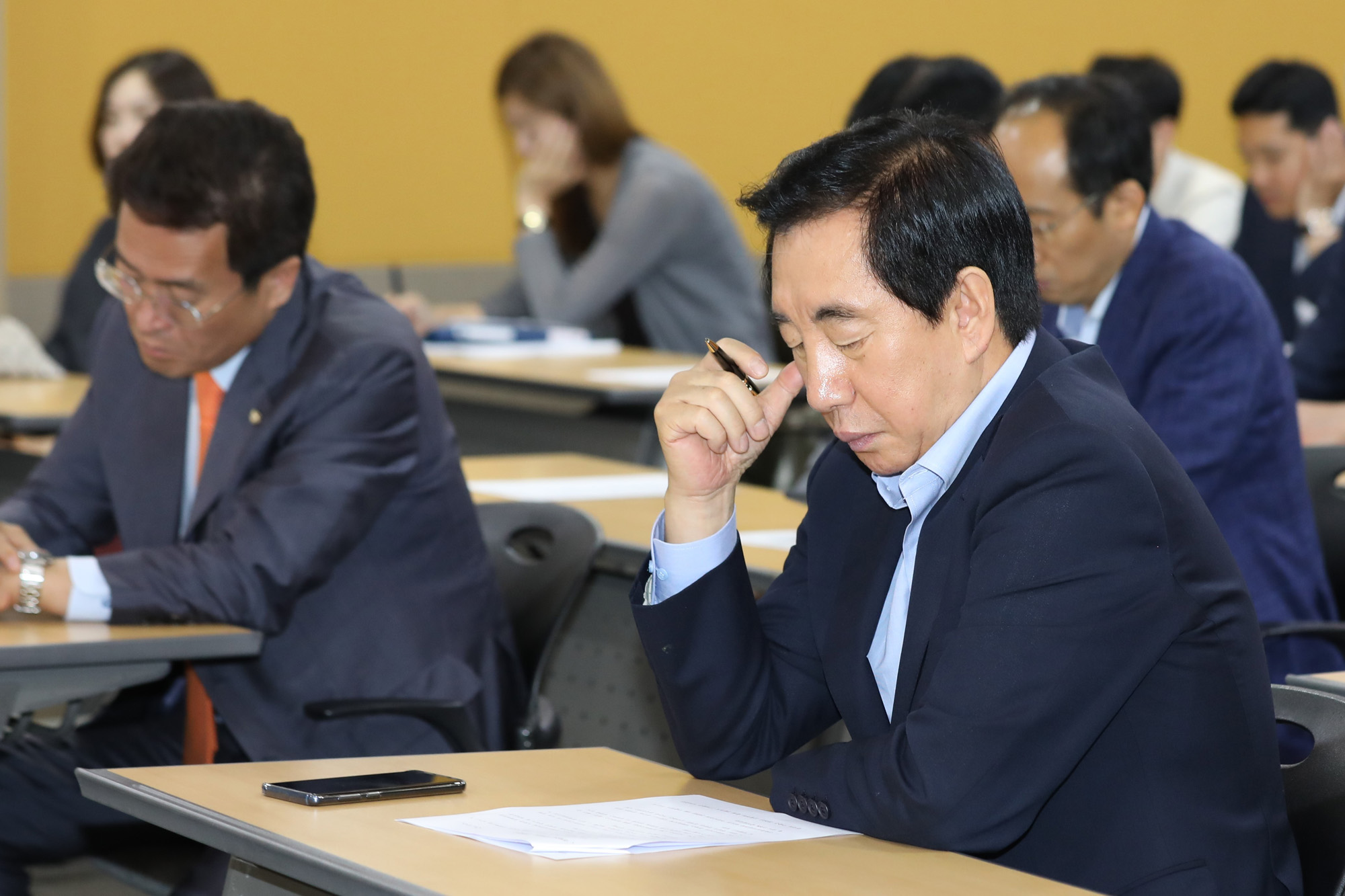 정치;자유한국당정책혁신워크숍;김성태원내대표