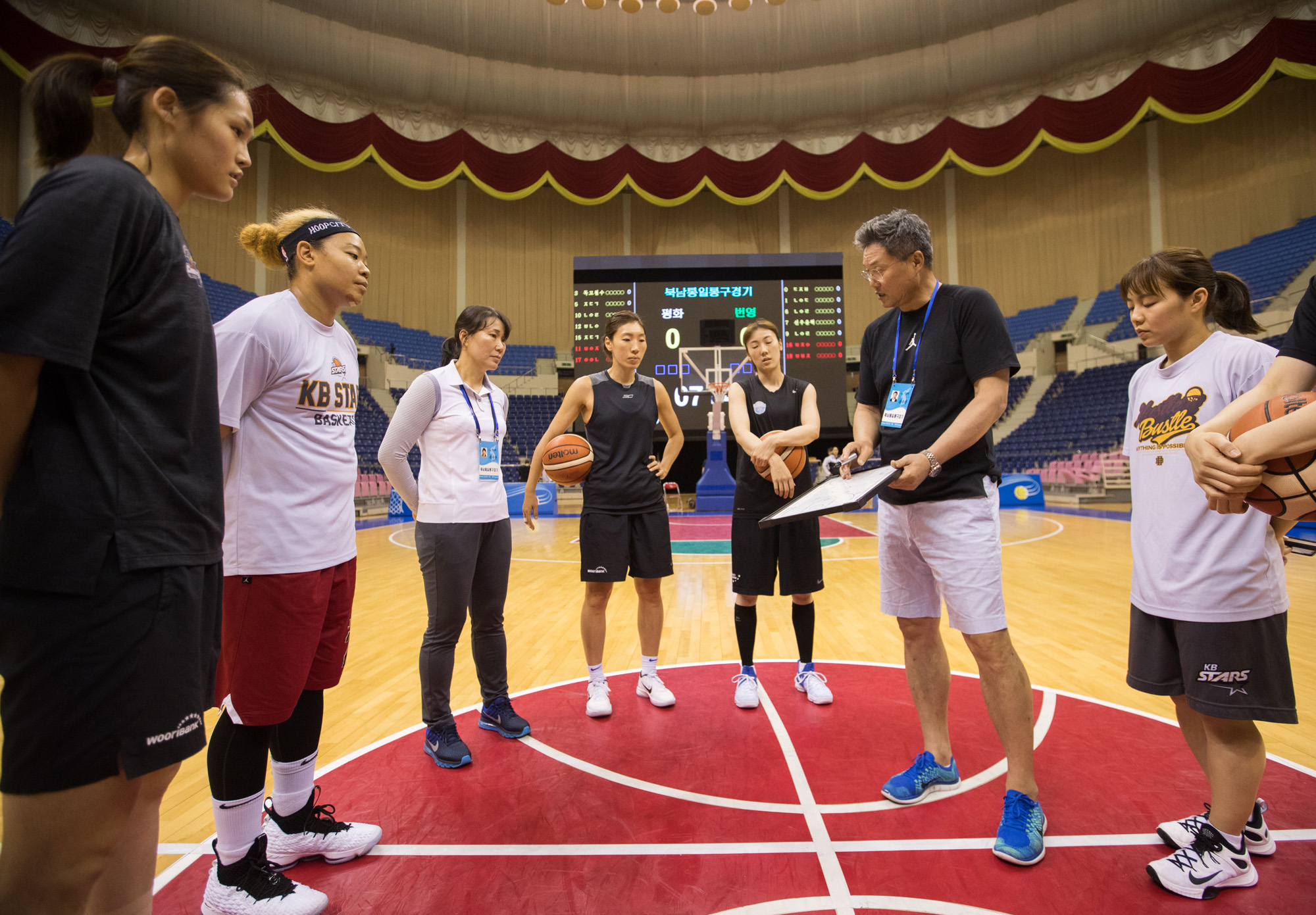 정치;스포츠;남북;북한;농구;평양