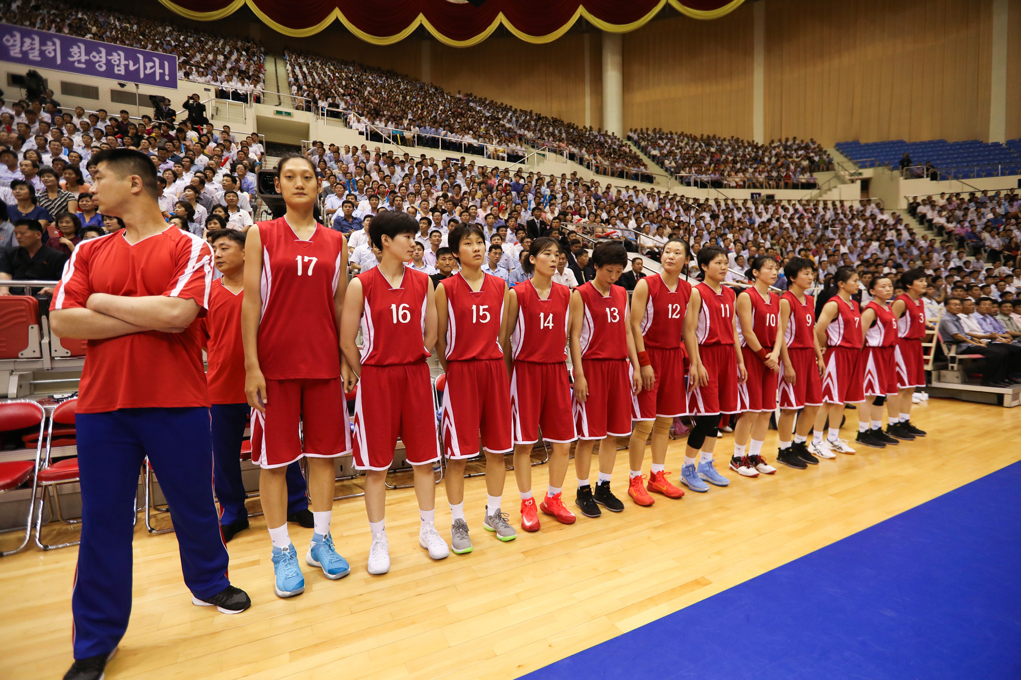 정치;스포츠;남북;북한;농구;평양