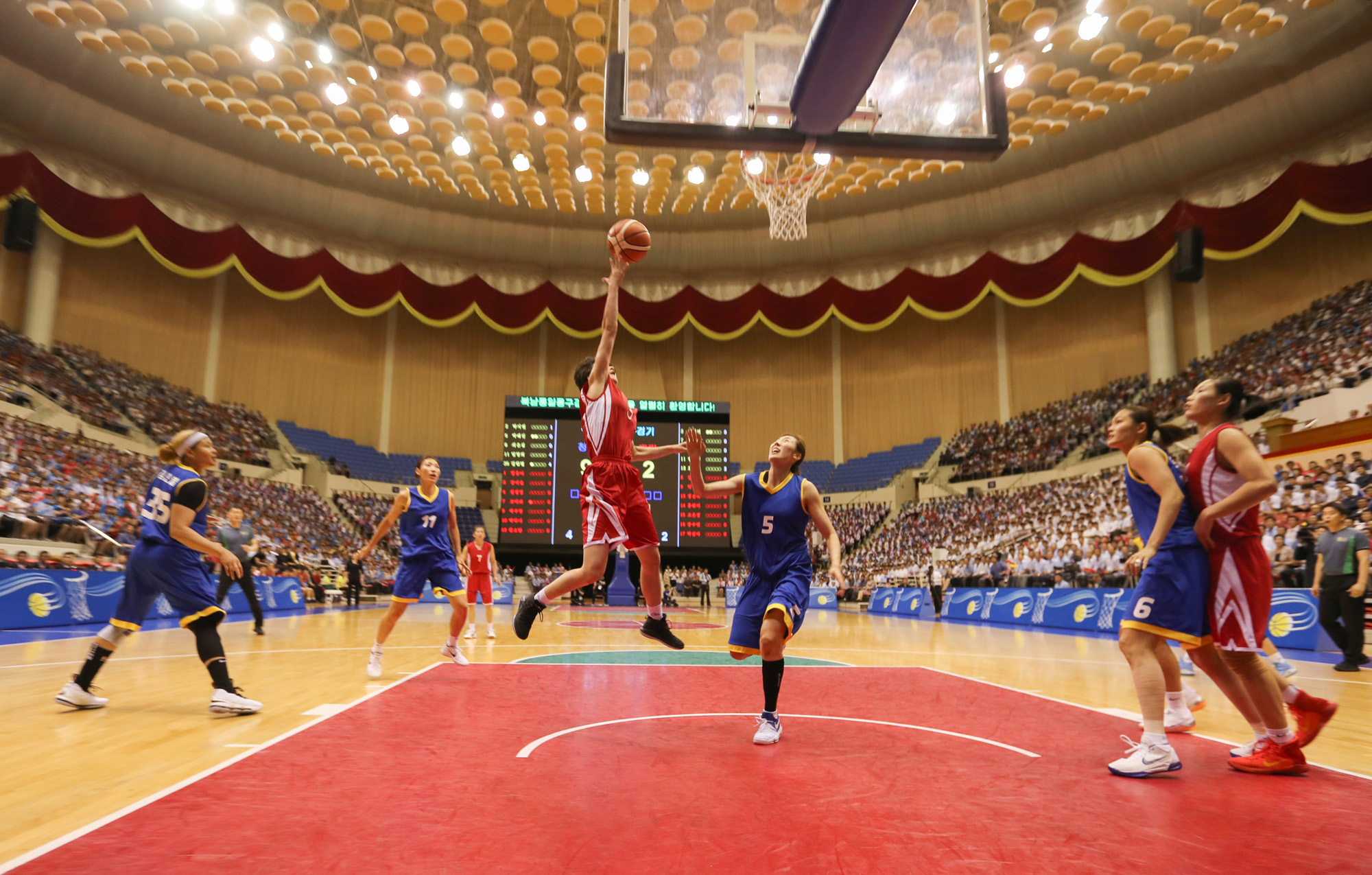정치;스포츠;남북;북한;농구;평양