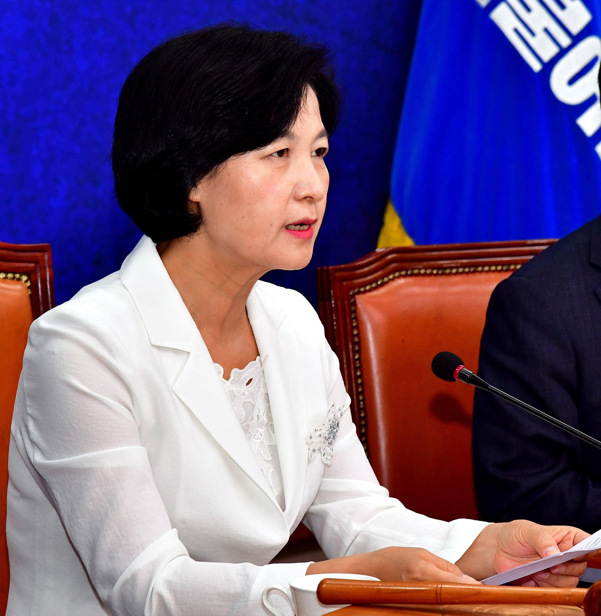 정치국회;더불어민주당;추미애대표;홍영표원내대표