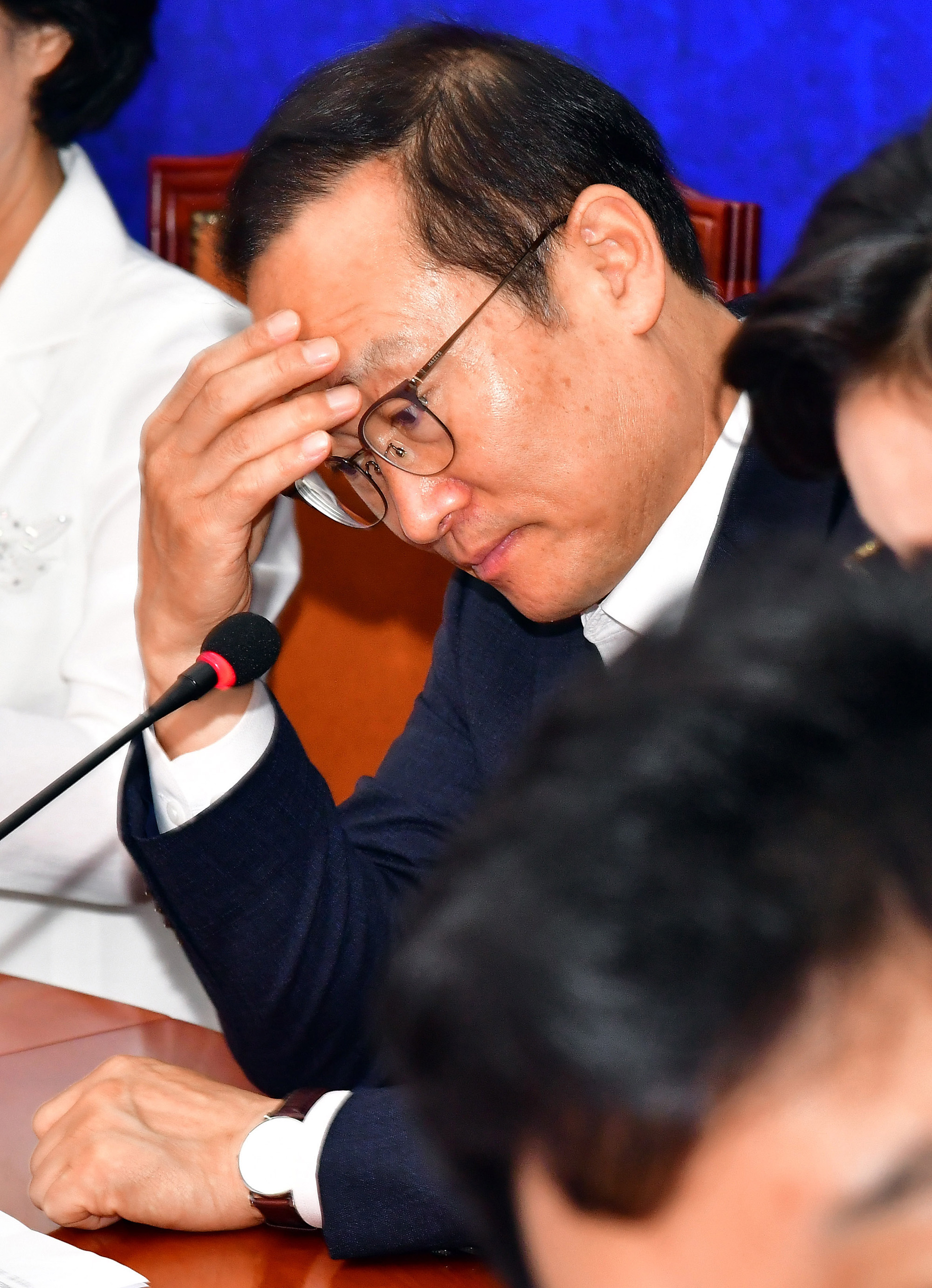 정치국회;더불어민주당;추미애대표;홍영표원내대표