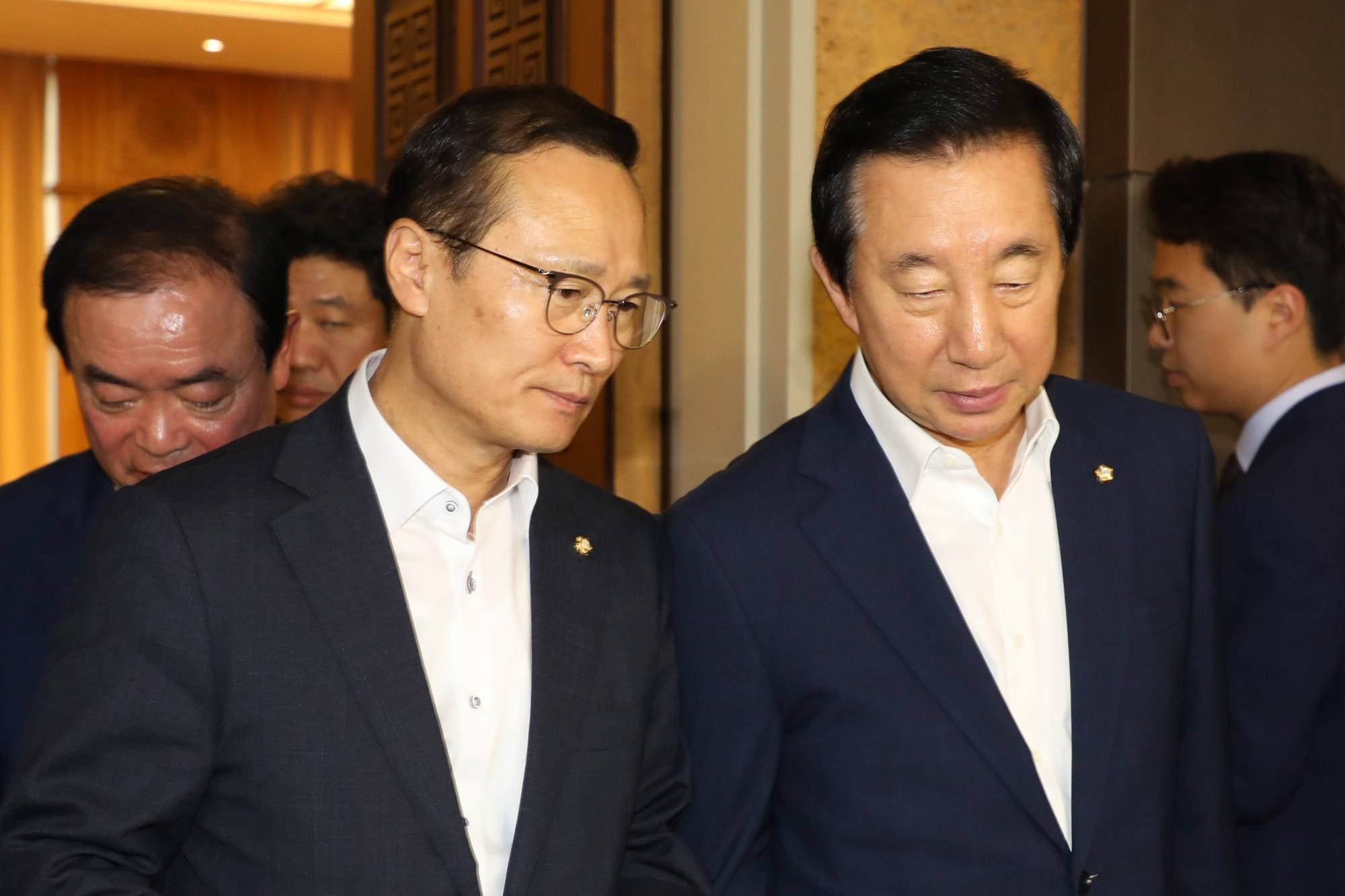 정치국회;여야원내대표;교섭단체회동;7월국회일정합의