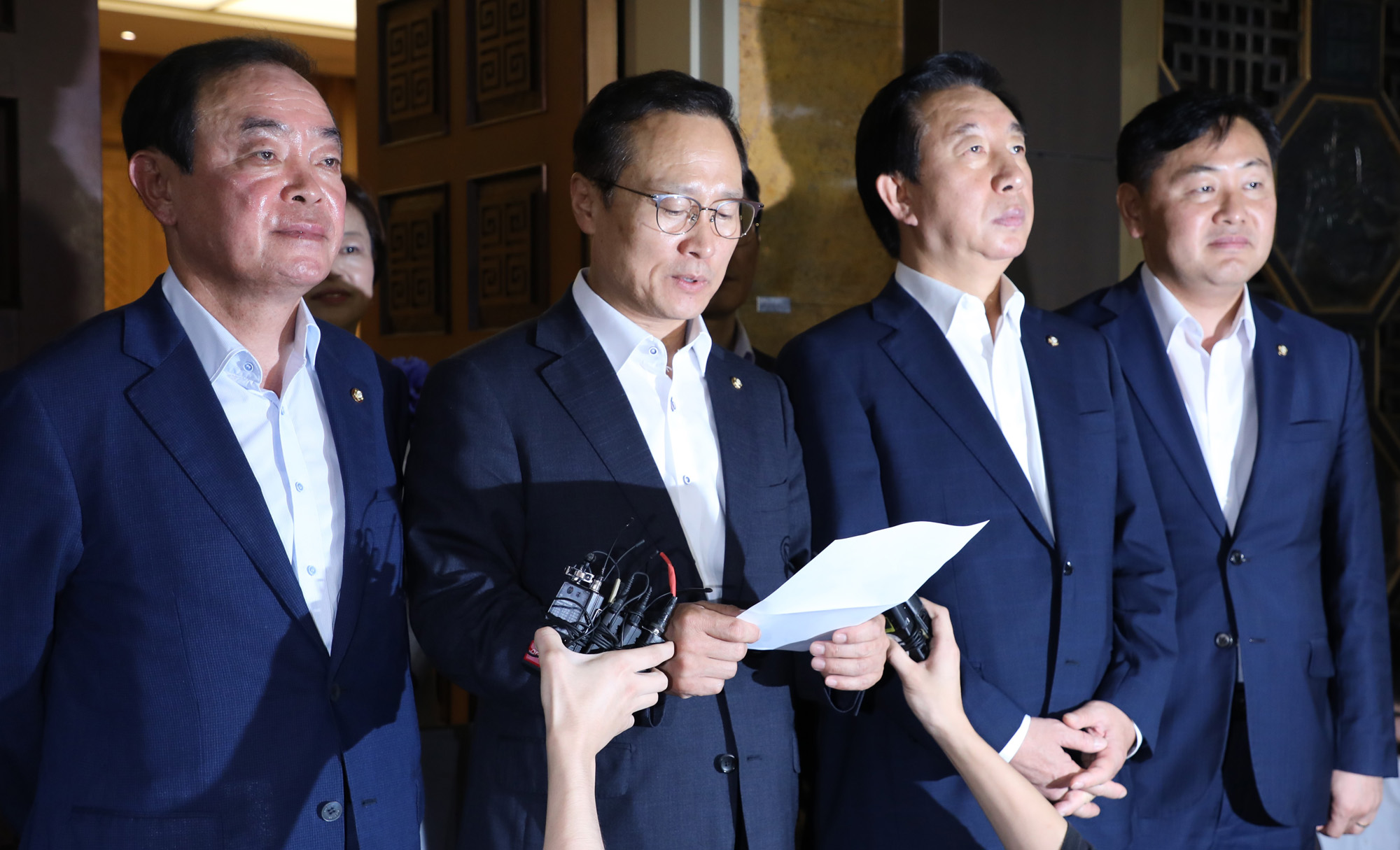 정치국회;여야원내대표;교섭단체회동;7월국회일정합의