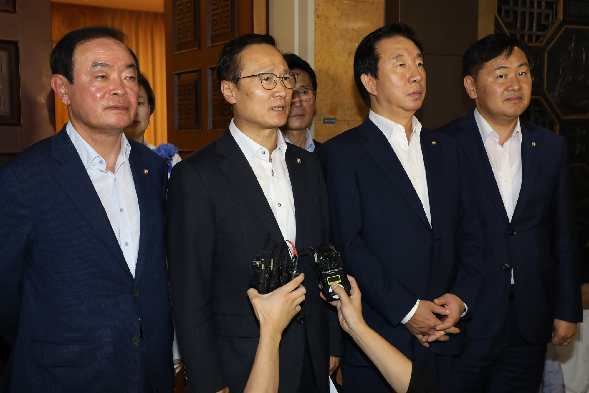 정치국회;여야원내대표;교섭단체회동;7월국회일정합의