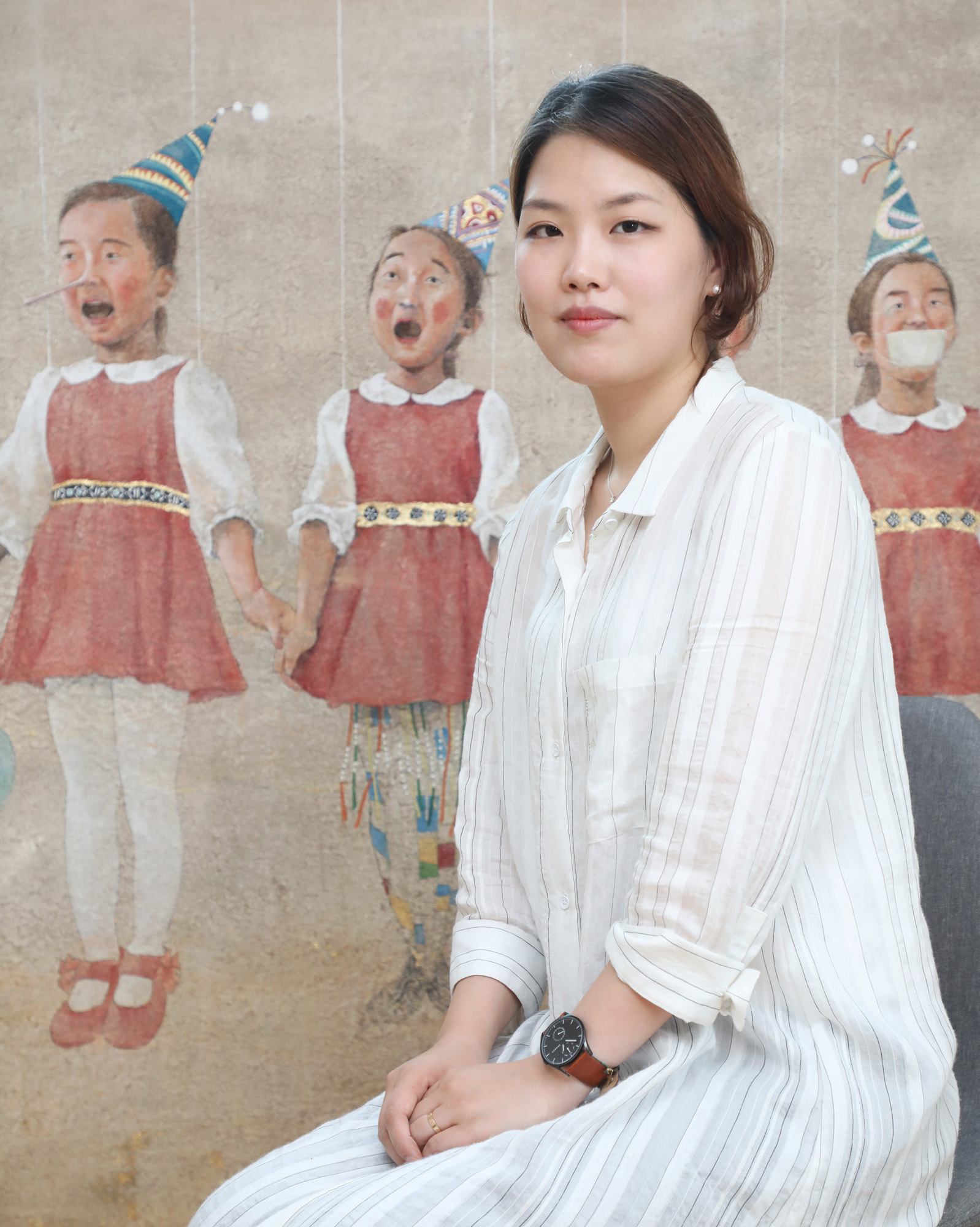 화가의방;송지은;화가;아티스트;그림;동양화;한국화;한국미술응원