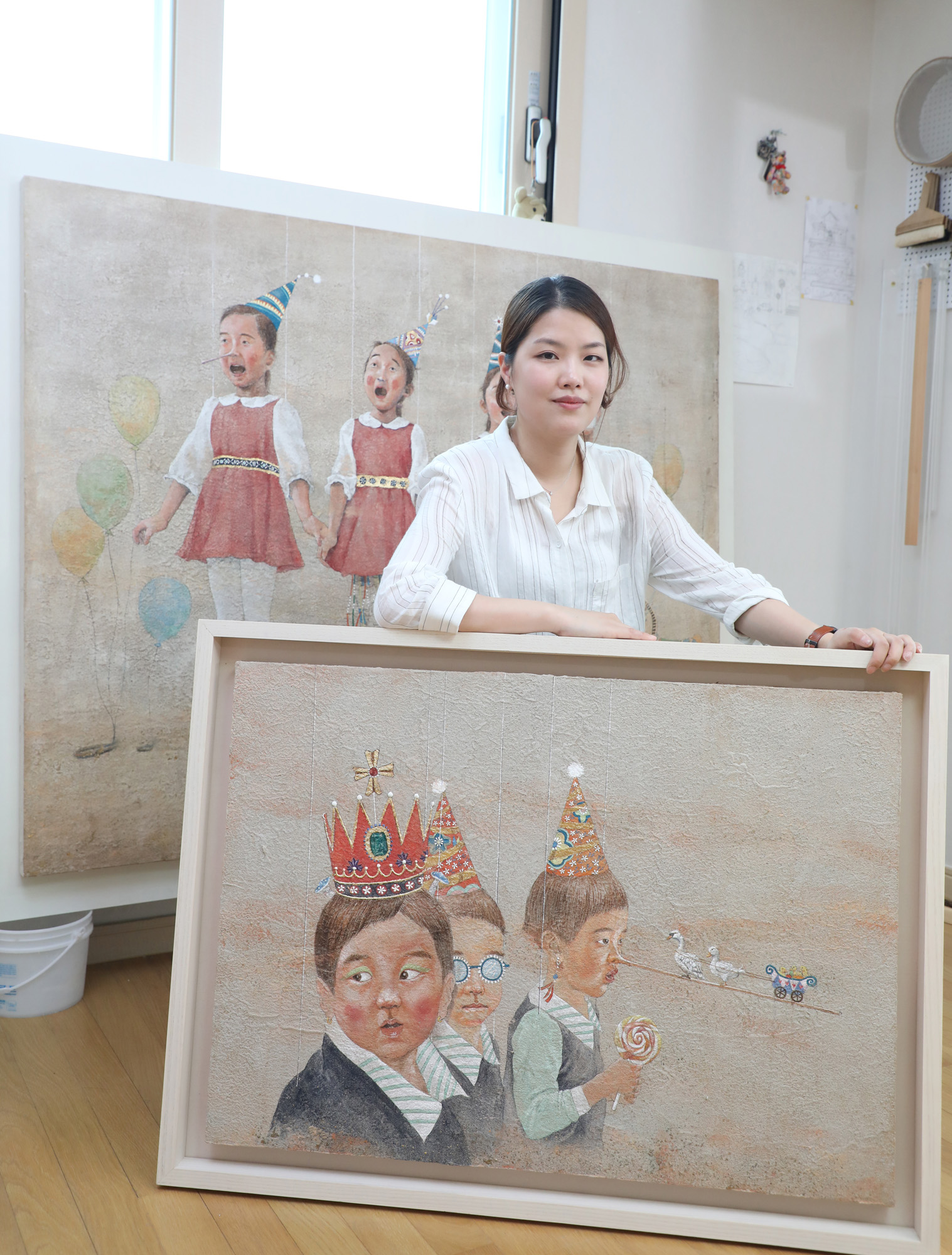 화가의방;송지은;화가;아티스트;그림;동양화;한국화;한국미술응원
