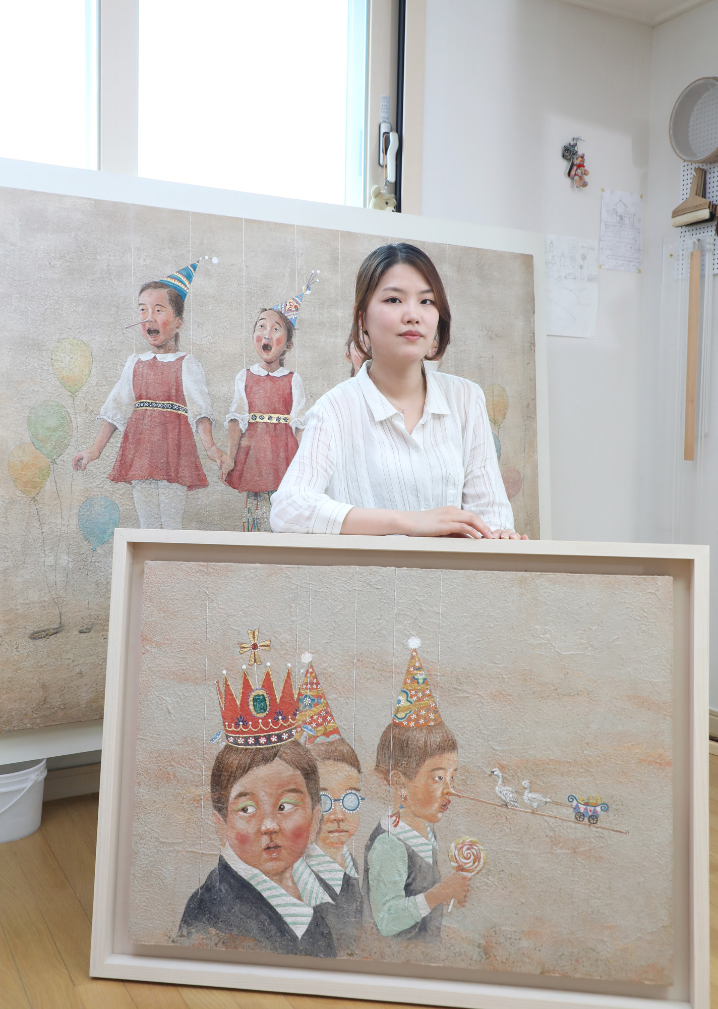 화가의방;송지은;화가;아티스트;그림;동양화;한국화;한국미술응원