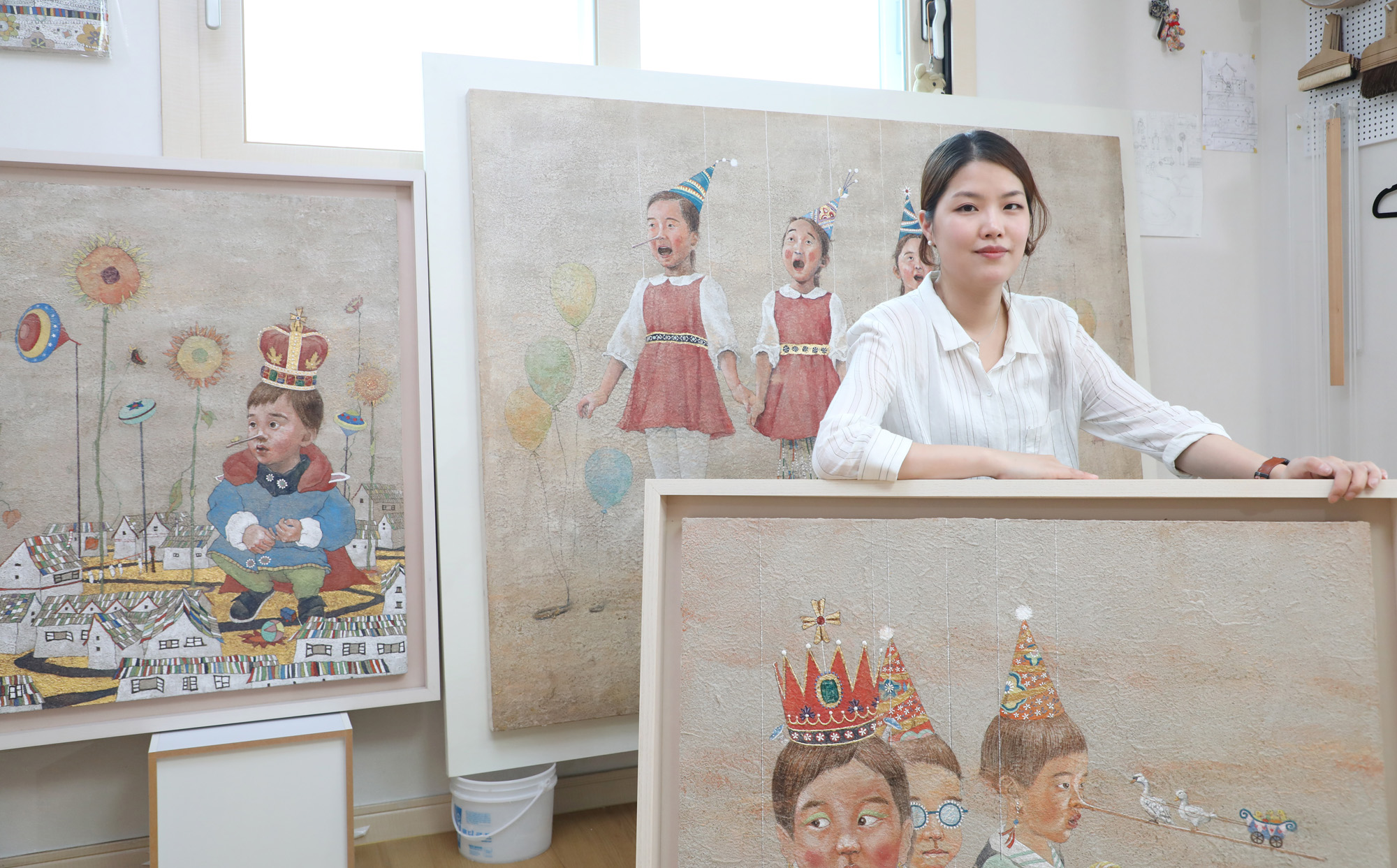 화가의방;송지은;화가;아티스트;그림;동양화;한국화;한국미술응원