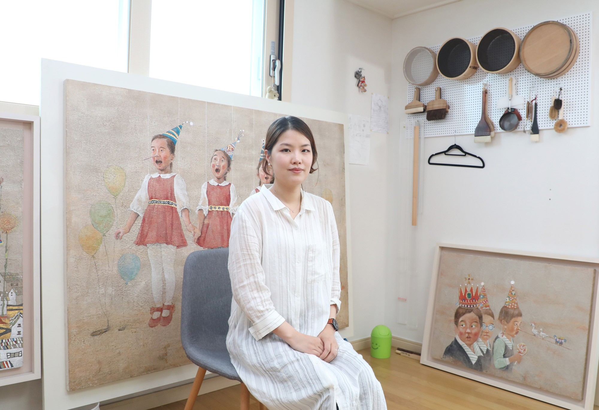 화가의방;송지은;화가;아티스트;그림;동양화;한국화;한국미술응원