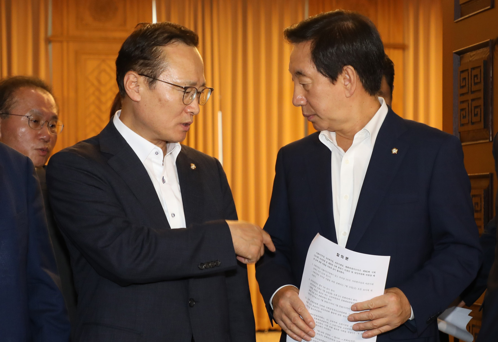 정치국회;여야원내대표;국회원구성합의