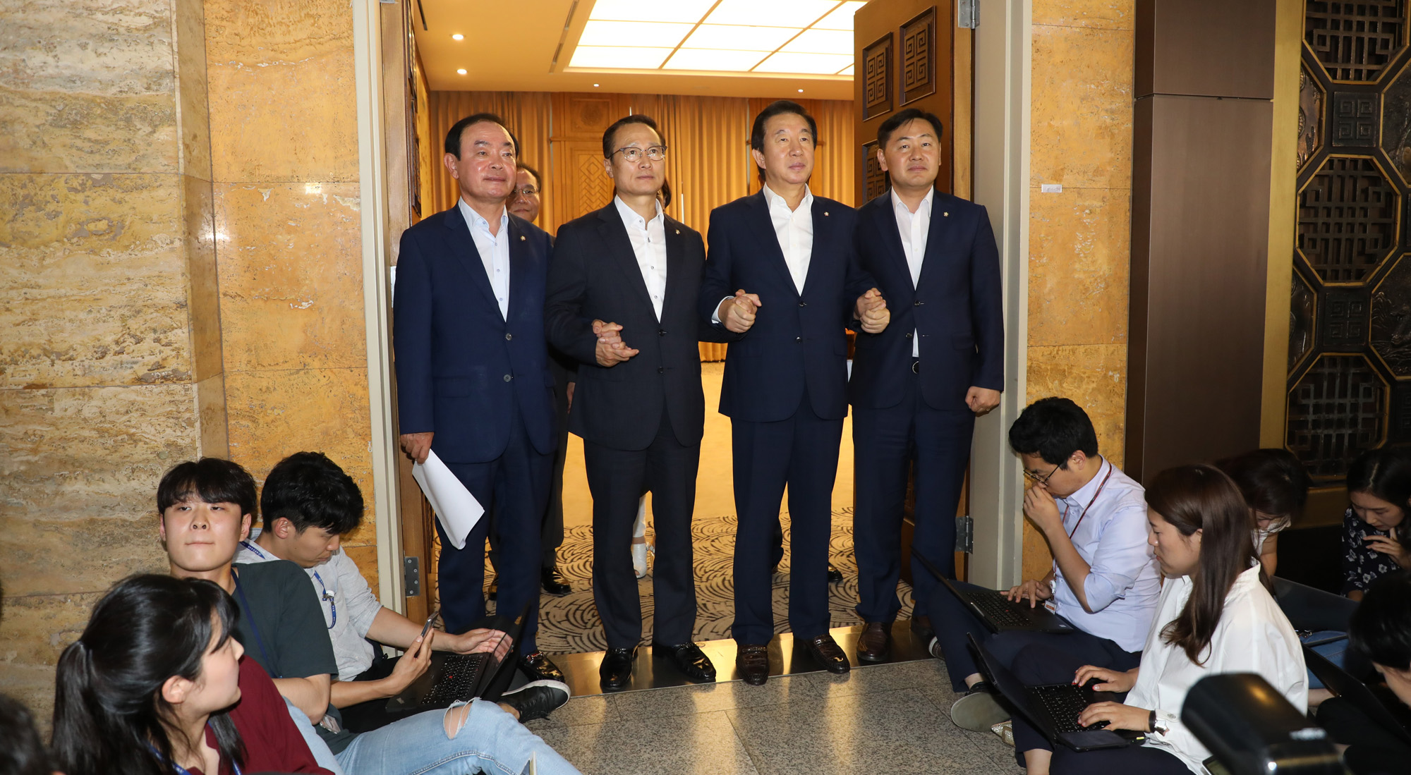 정치국회;여야원내대표;국회원구성합의
