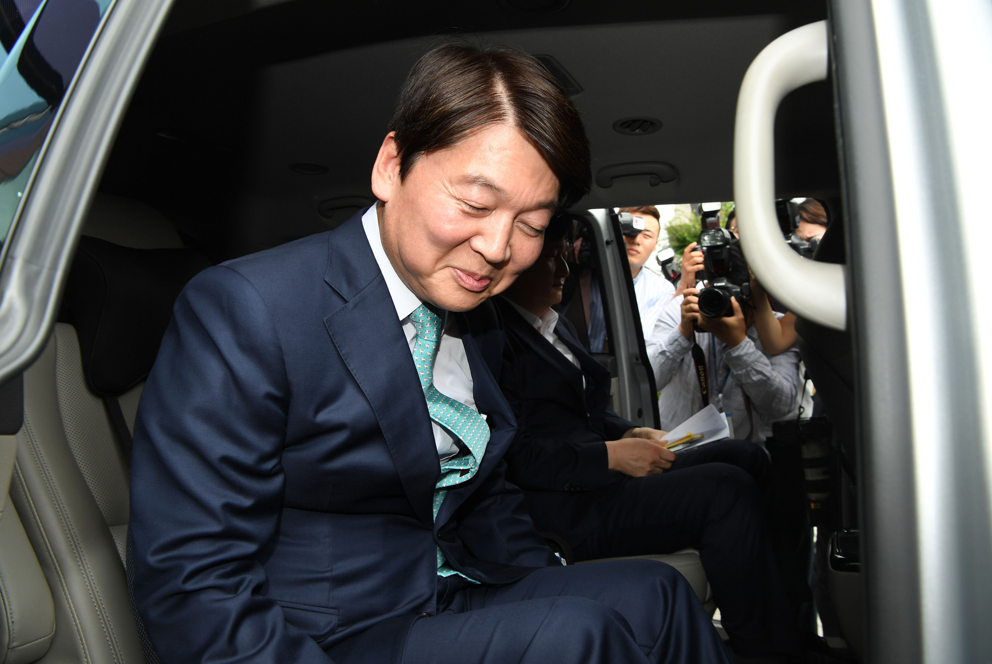 정치;안철수기자회견