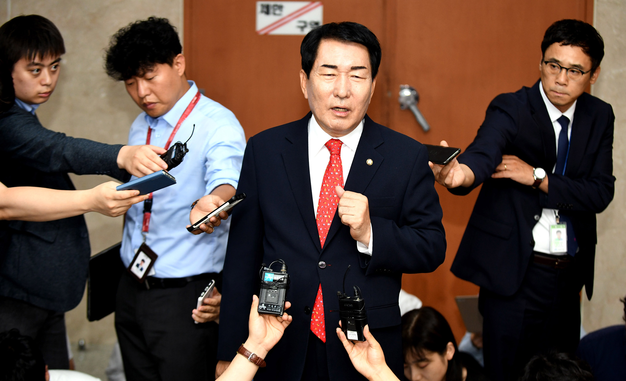 정치국회;안상수위원장;자유한국당비대위후보발표