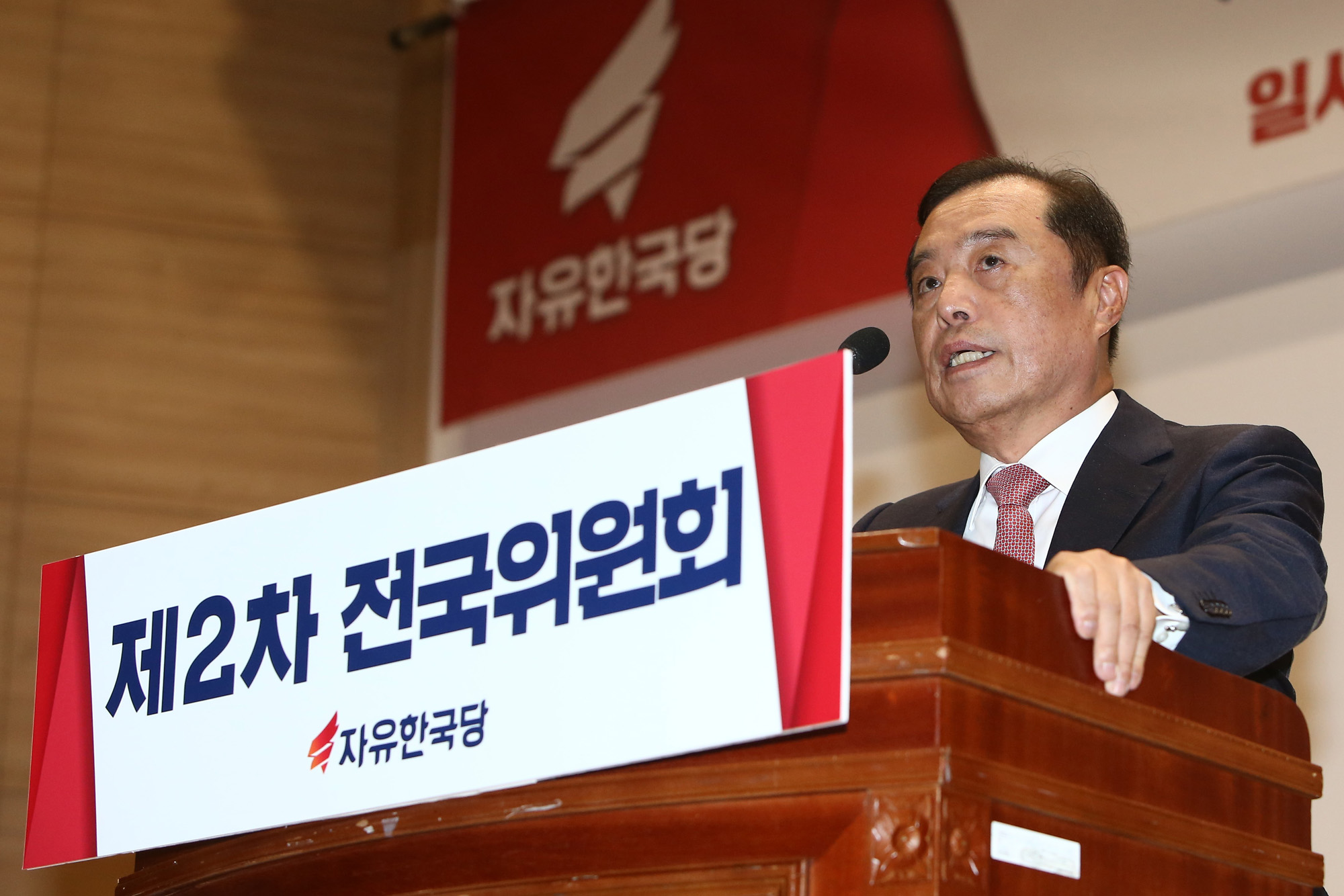 정치국회;자유한국당전국위원회;김병준혁신비대위원장