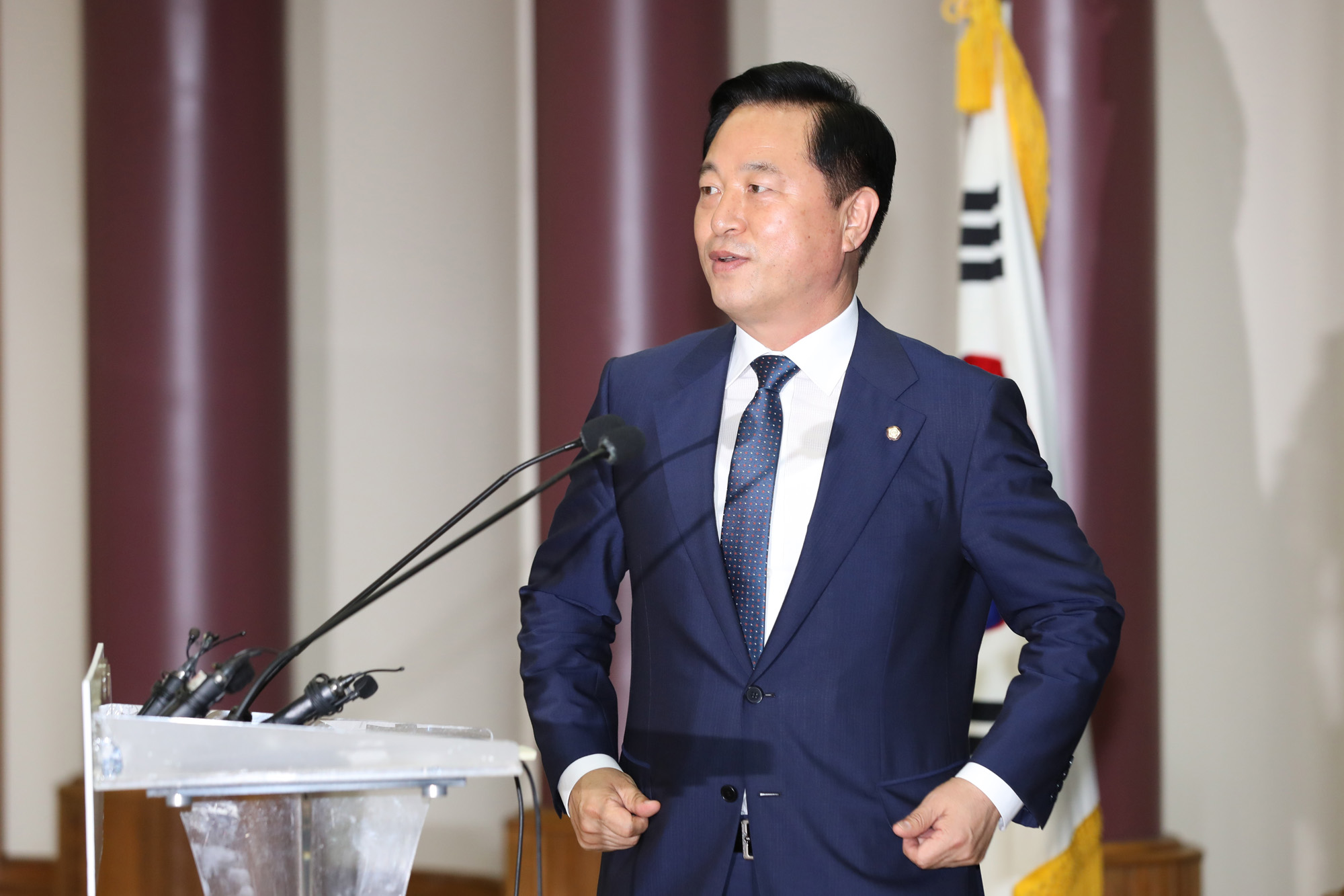정치국회;김두관의원;당대표출마선언;8.25전당대회출마