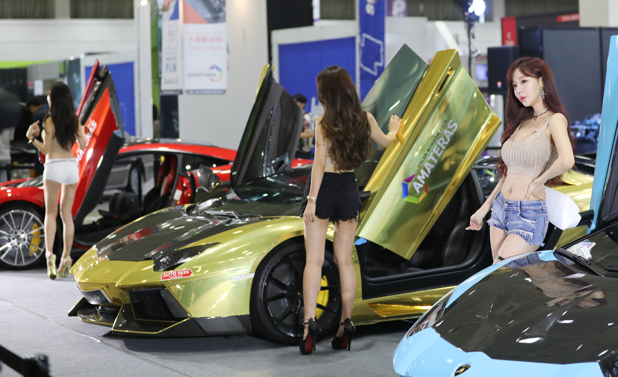 서울오토살롱;튜닝;자동차;모델;레이싱모델