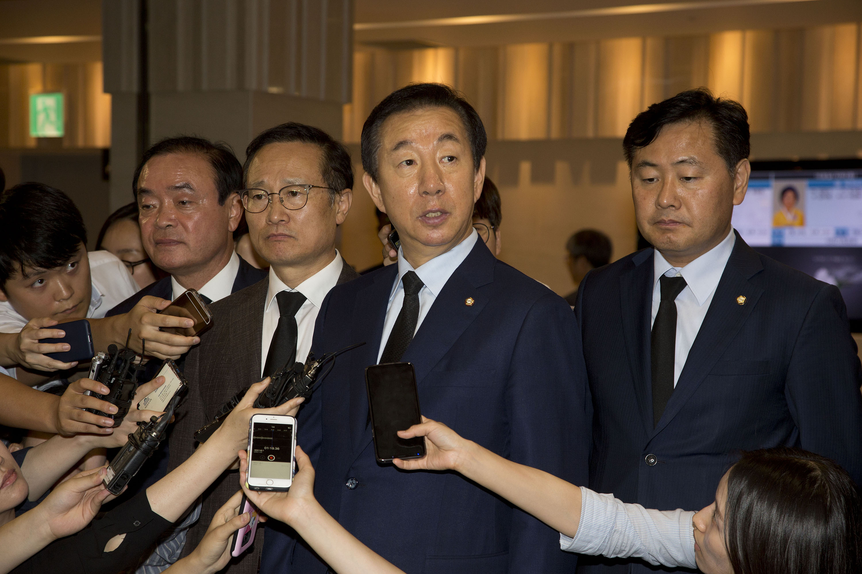 정치;정당;정의당;원내대표;노회찬;빈소;장례식장