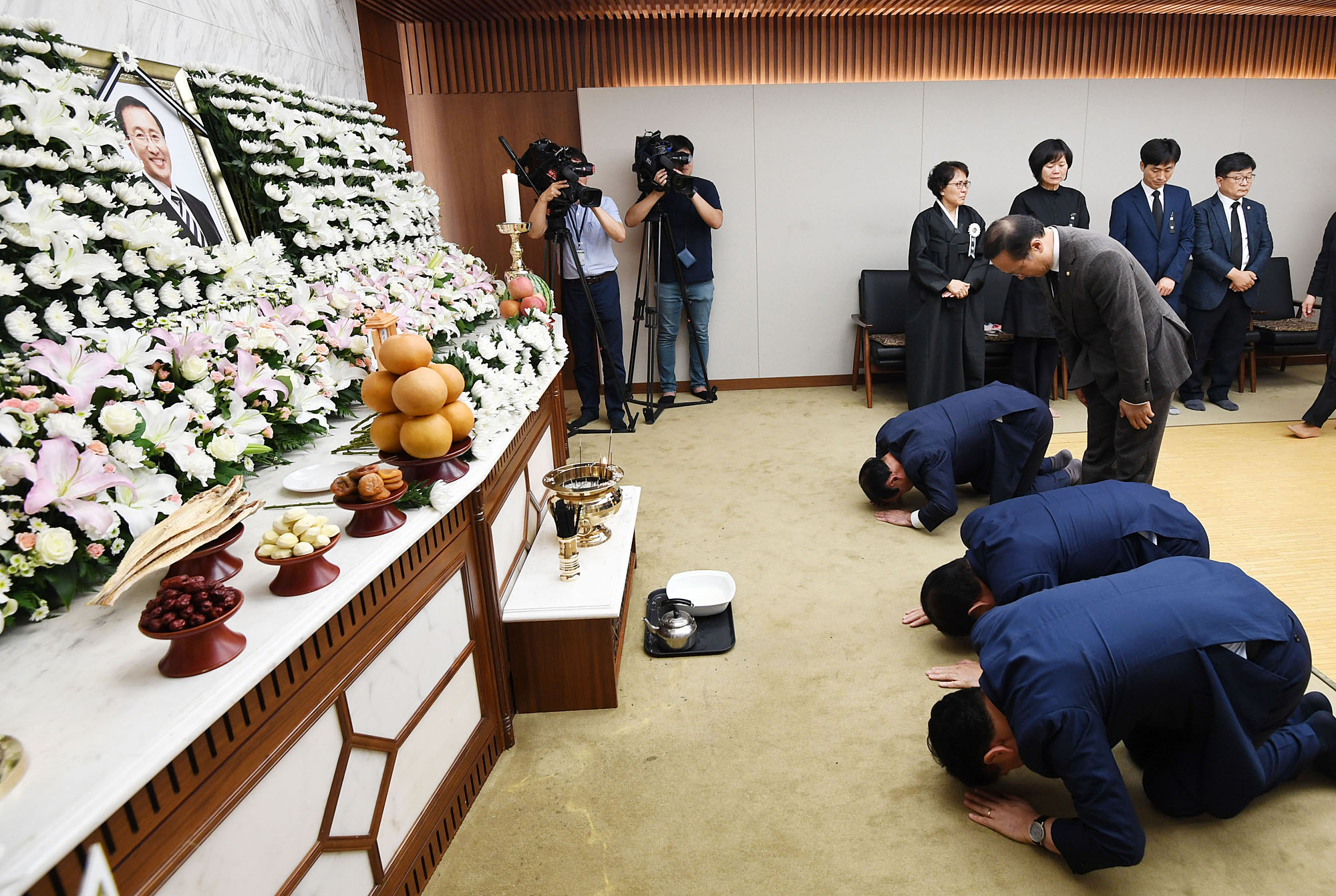 정치;정당;정의당;원내대표;빈소;장례식장