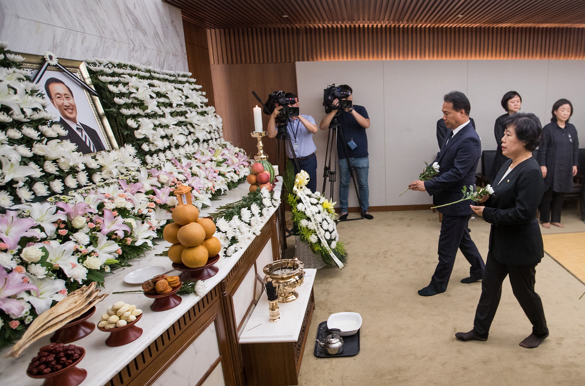 정치;정당;정의당;원내대표;빈소;장례식장