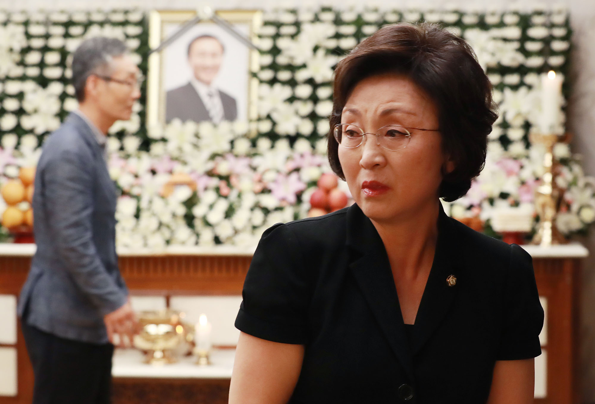 정치;정당;정의당;원내대표;빈소;장례식장