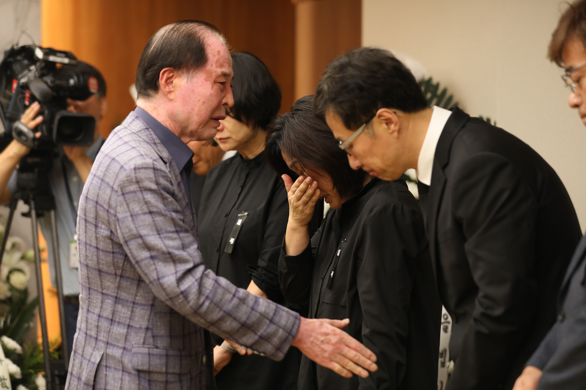 정치;노회찬의원;노회찬빈소;권영길